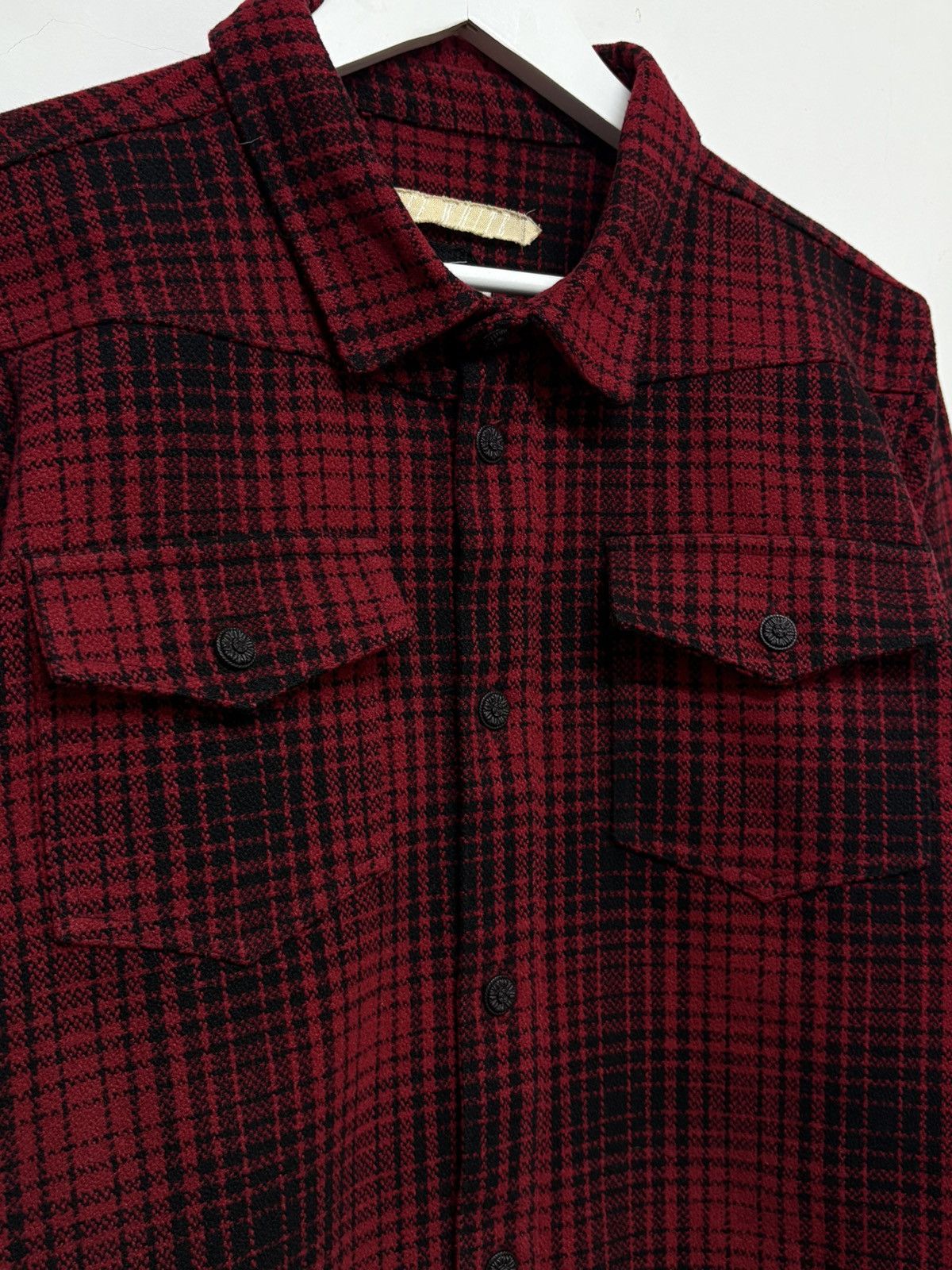 Off-White Off White Tartan Check Flannel Overshirt Jacket Button Up Size US M / EU 48-50 / 2 - 4 Thumbnail