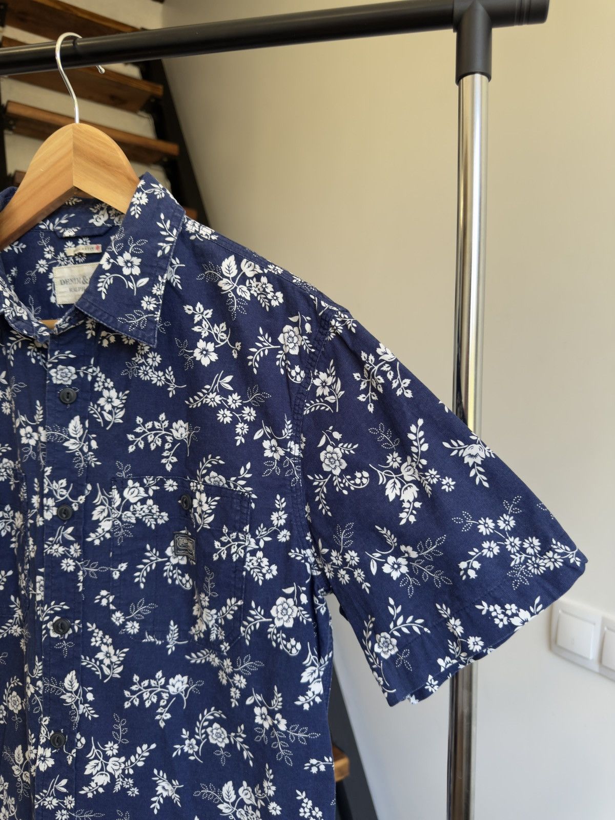 Denim & Supply Ralph Lauren Denim & Supply Ralph Lauren Hawaiian Floral Button Up Shirt Size US S / EU 44-46 / 1 - 5 Thumbnail