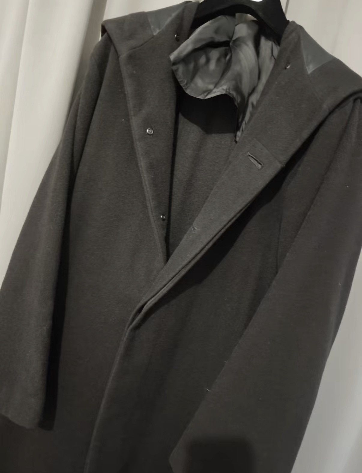 Yohji Yamamoto Yohji Yamamoto Y's Fall/Winter Pleated Hem Coat Size US M / EU 48-50 / 2 - 4 Thumbnail