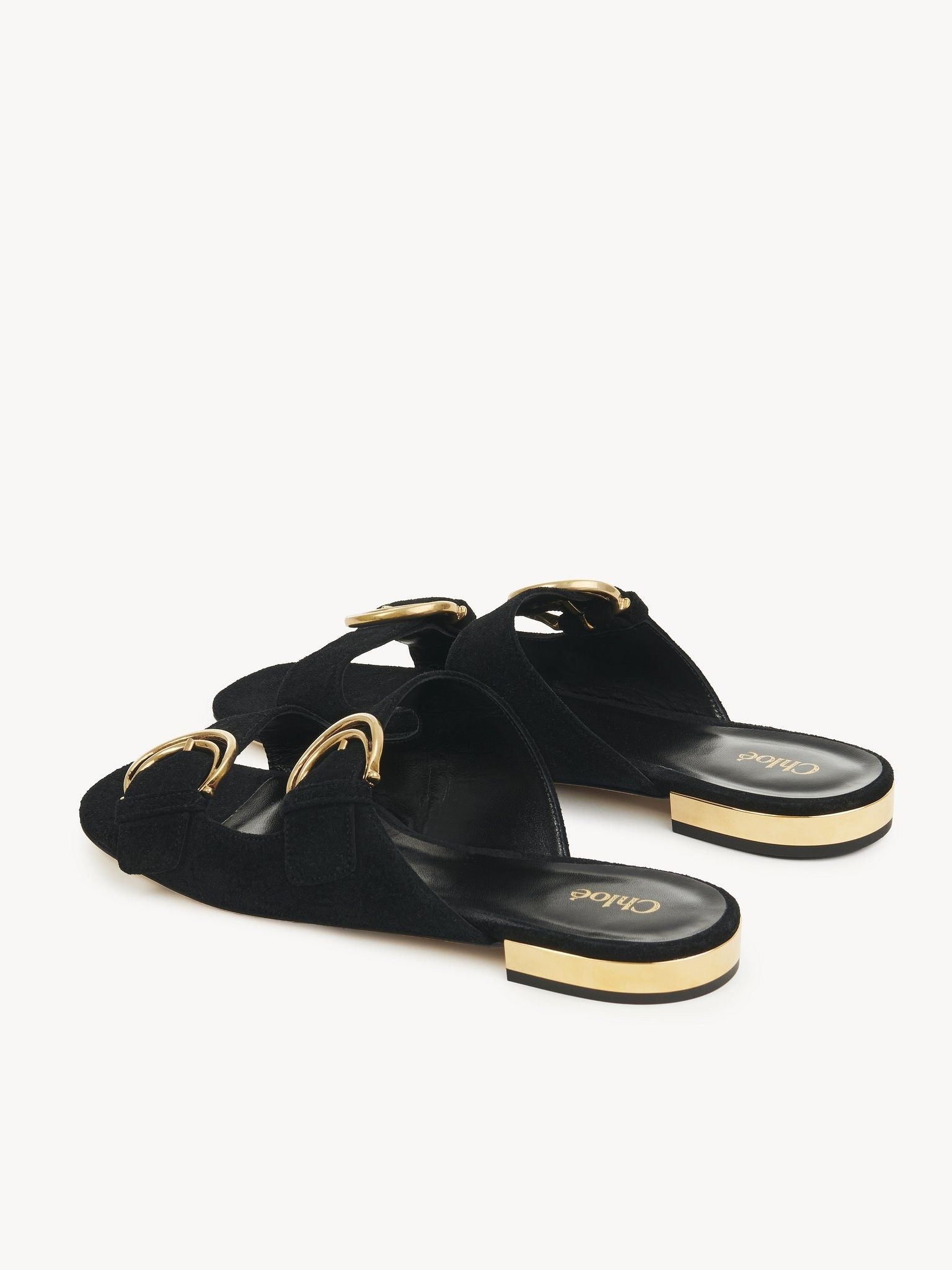 Chloe o1loc1c11025 Alizè Slides in Black Size US 9 / IT 39 - 4 Thumbnail