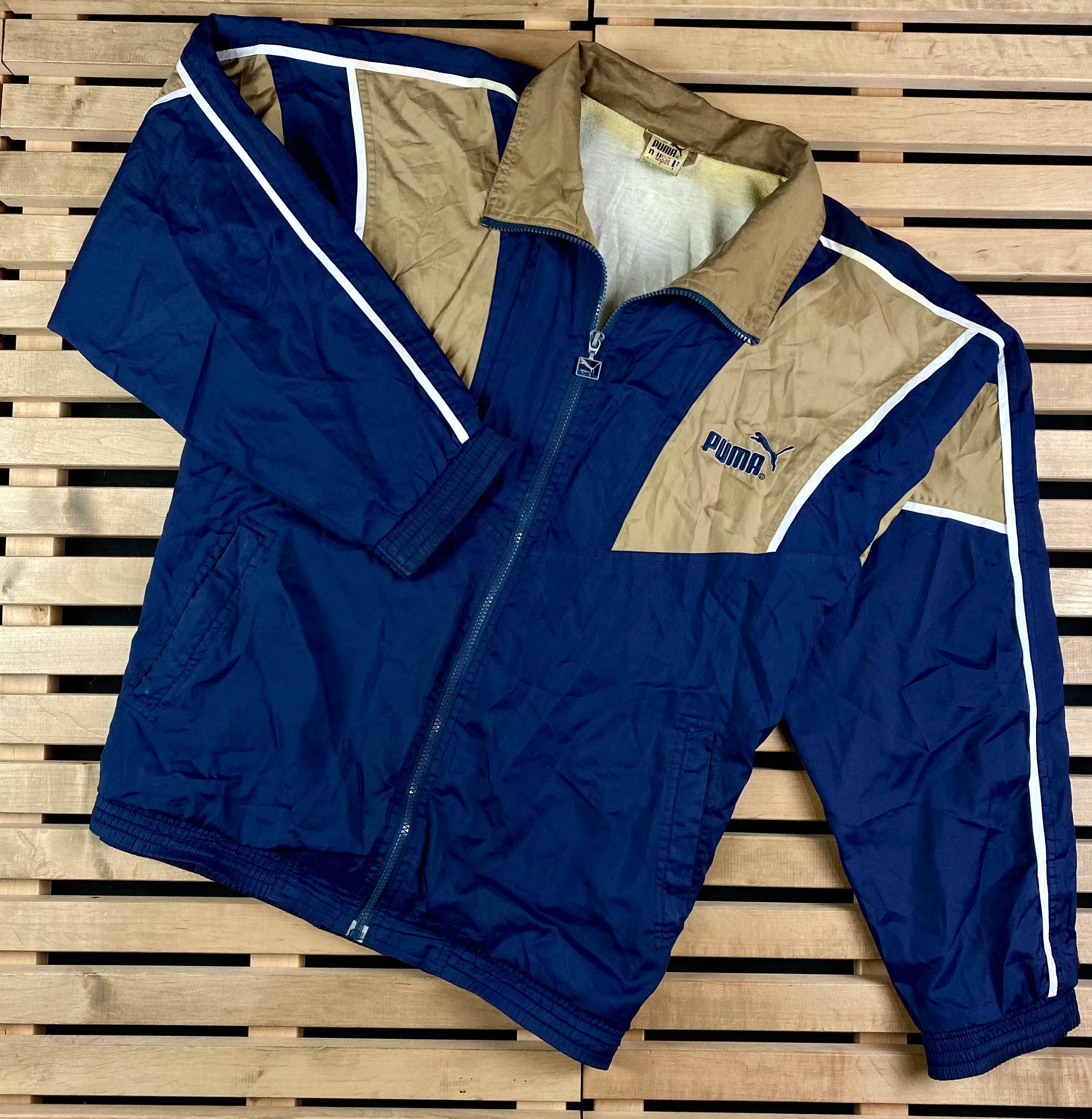 Puma × Vintage Men’s Bomber Jacket Puma Vintage Size L Size US L / EU 52-54 / 3 - 1 Thumbnail