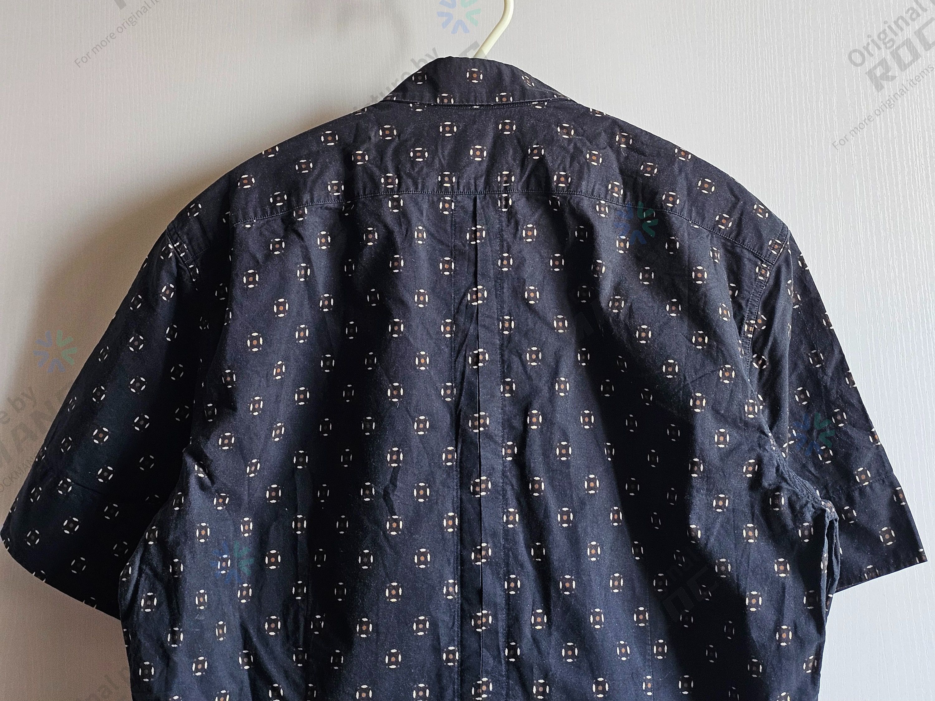 Dries Van Noten Dries Van Noten Short Sleeve Printed Shirt Blue Size 48 Size US M / EU 48-50 / 2 - 5 Thumbnail