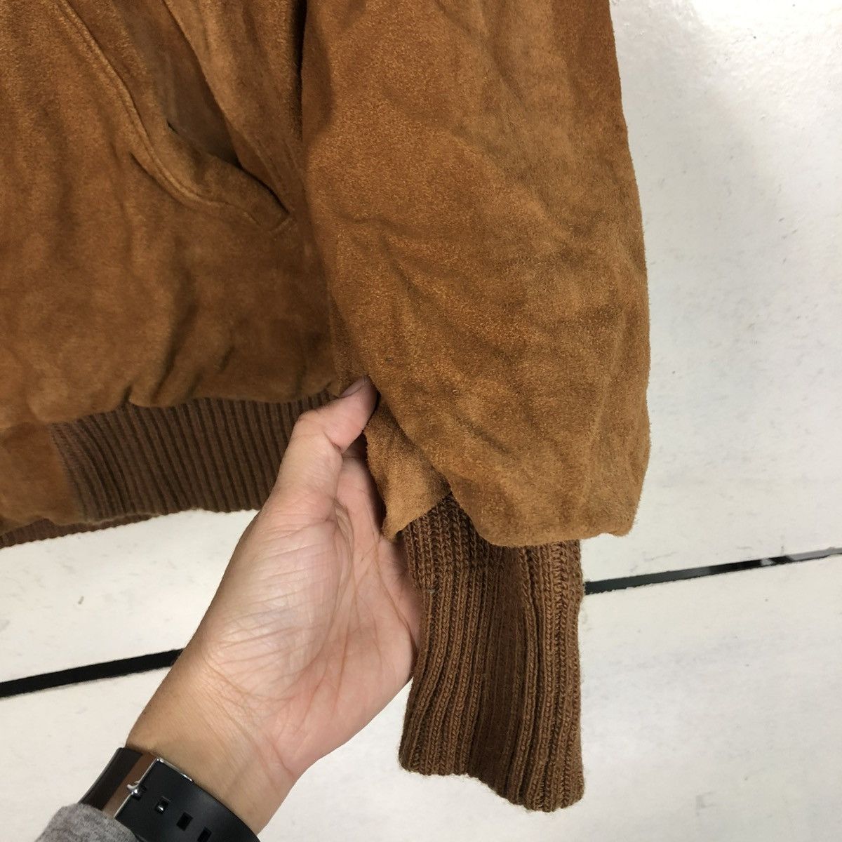Vintage 🔥VINTAGE GENUINE LEATHER BOMBER JACKET WINNY ROASTER NY Size US M / EU 48-50 / 2 - 17 Thumbnail