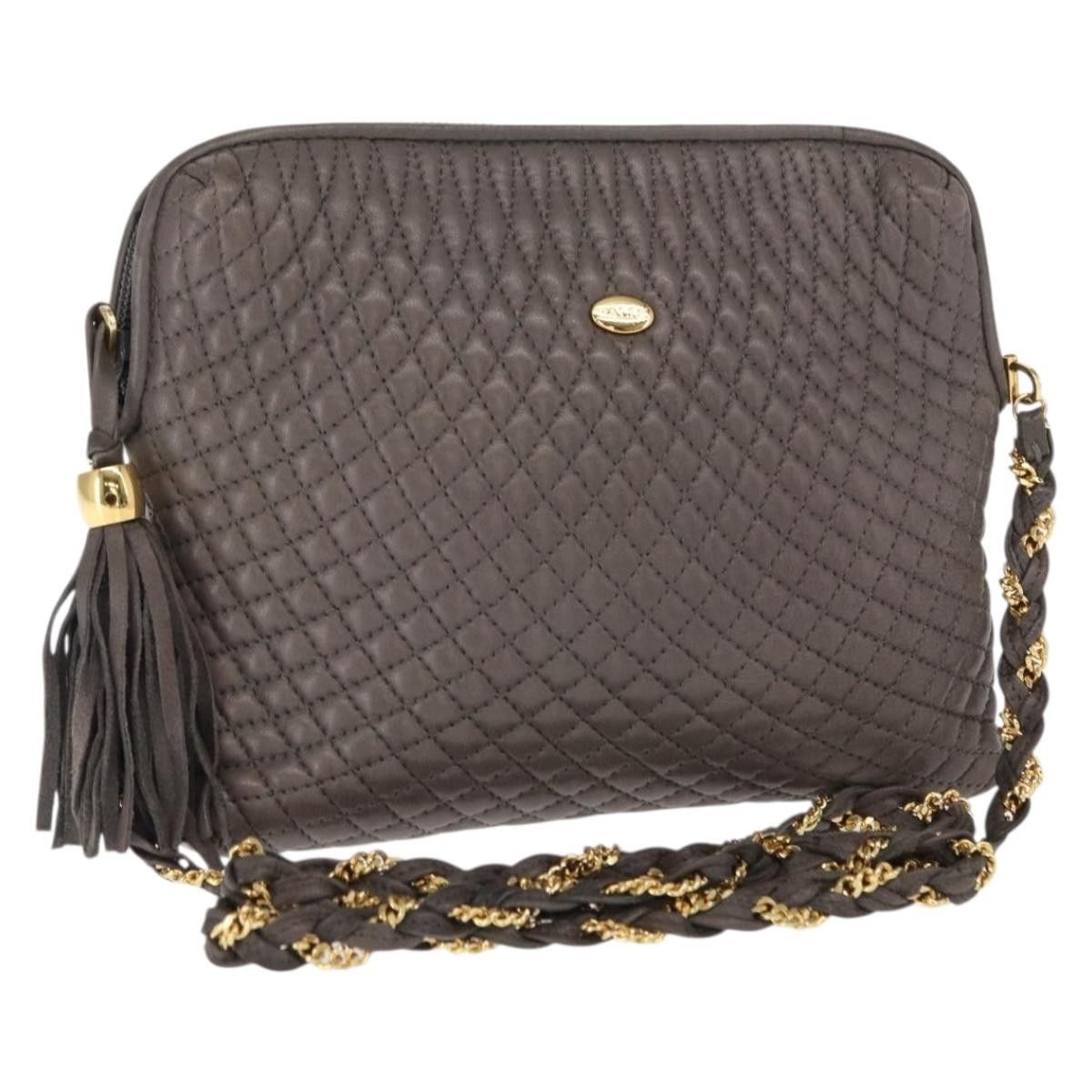 Bally Bally Vintage Chain Quilted Leather Size ONE SIZE - 1 Thumbnail
