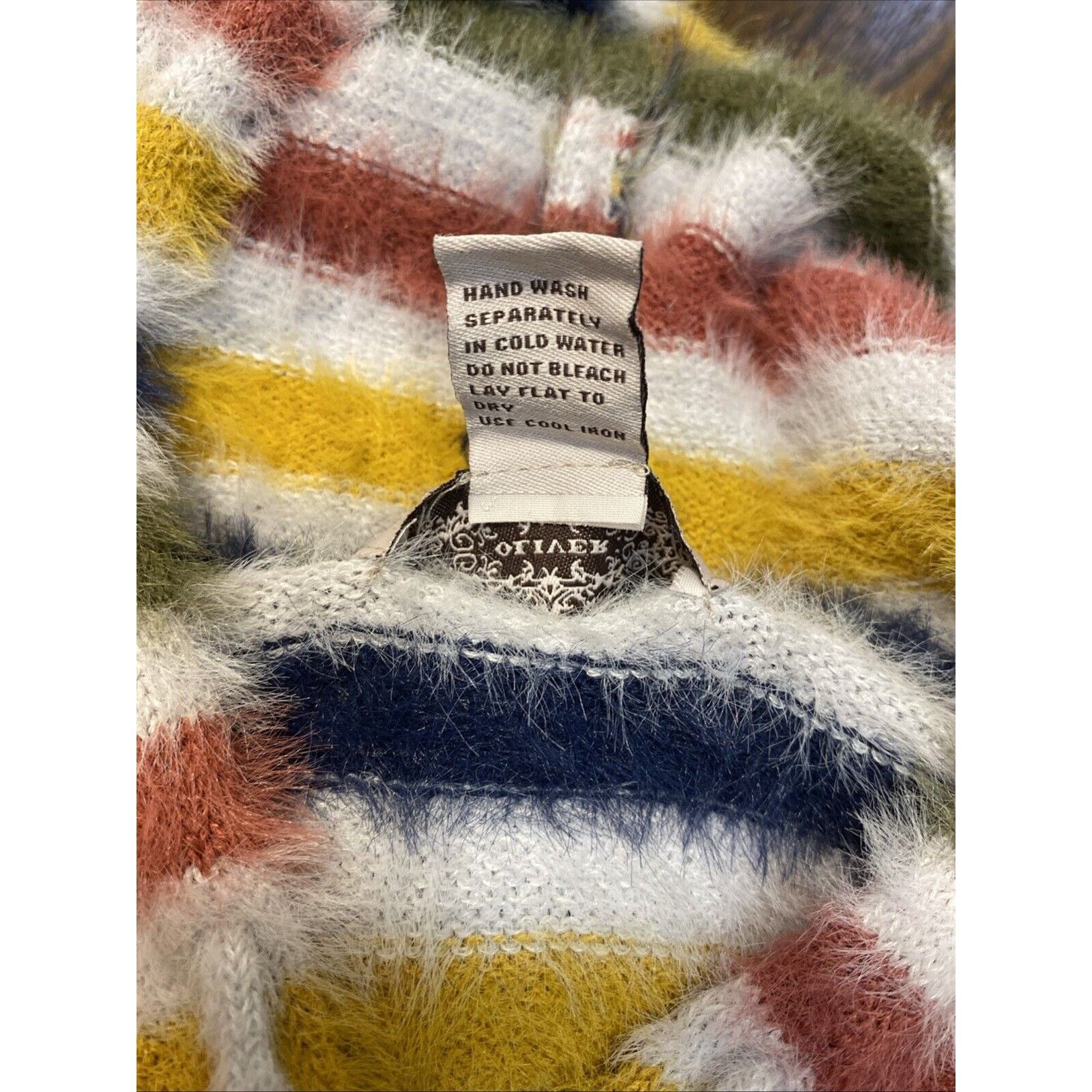 Anthropologie Anthropologie Oliver Striped Soft Multicolor Hooded Sweater Size L / US 10 / IT 46 - 6 Thumbnail