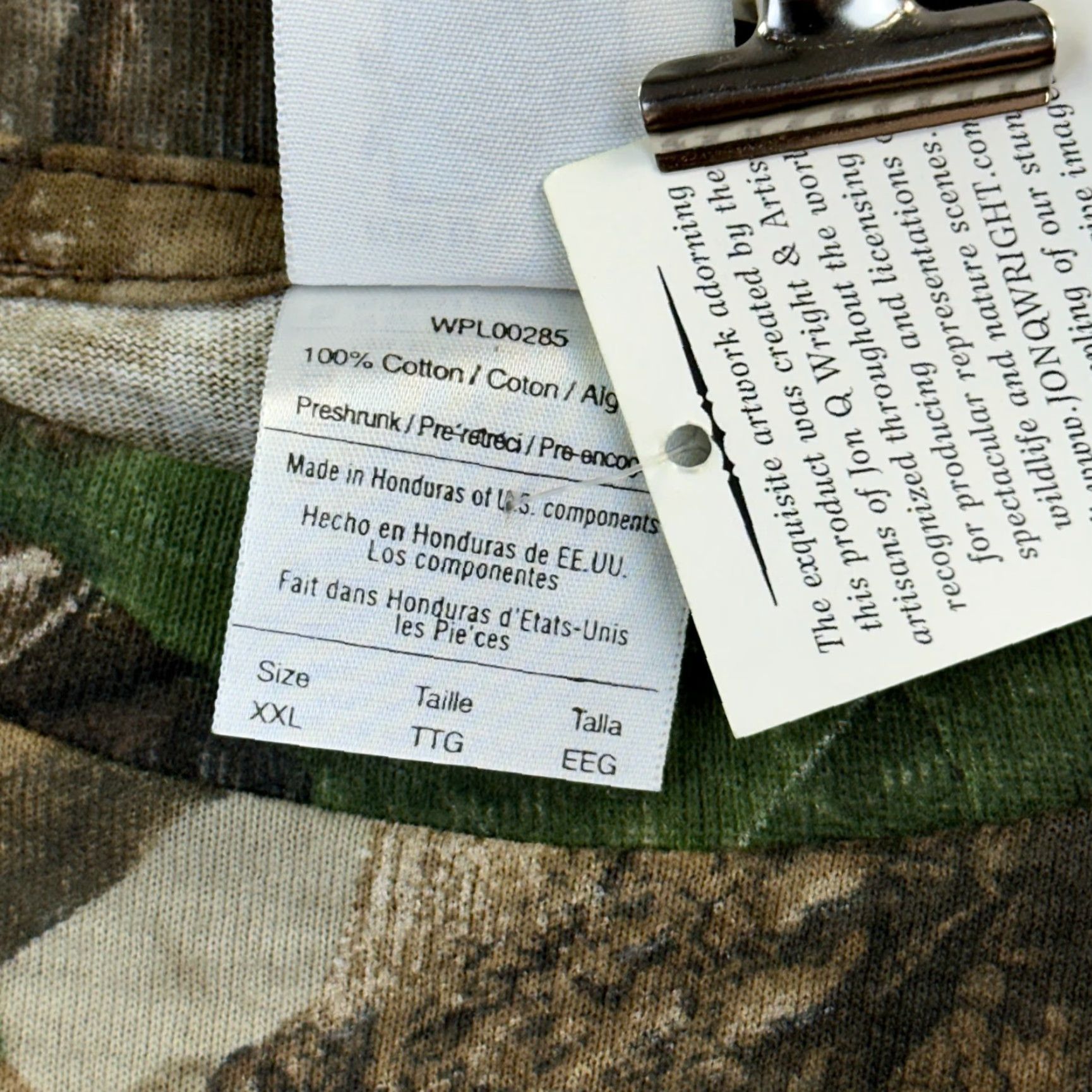 Realtree VINTAGE Jon Q Wright Shirt Mens 2XL Realtree Hardwoods Camo Deer Buck Deadstock Shirt Size US XL / EU 56 / 4 - 6 Thumbnail