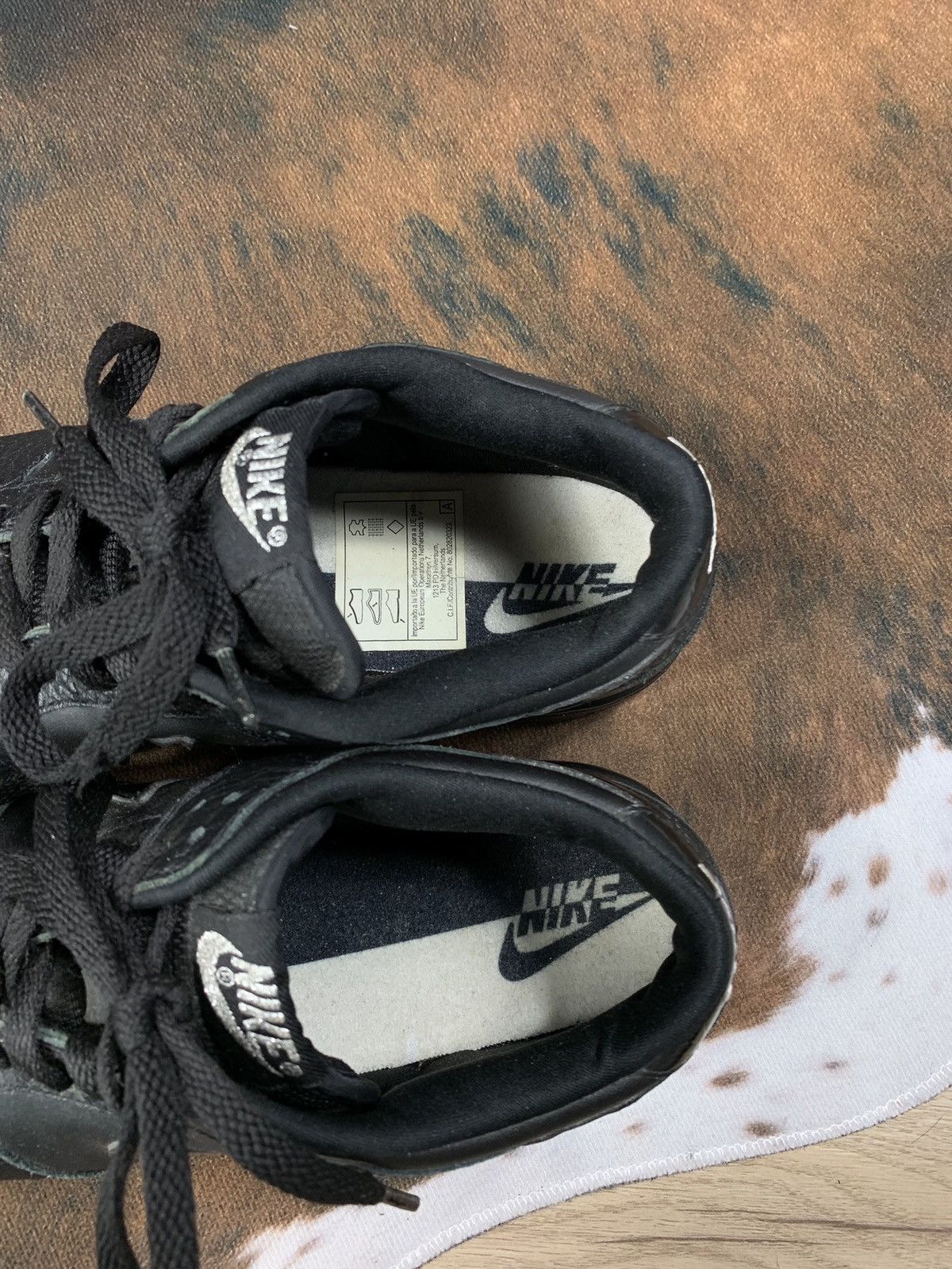 Nike × Vintage Vintage Rare 2004 Nike Dunk Low Black 00s y2k Size US 5.5 / IT 35.5 - 5 Thumbnail