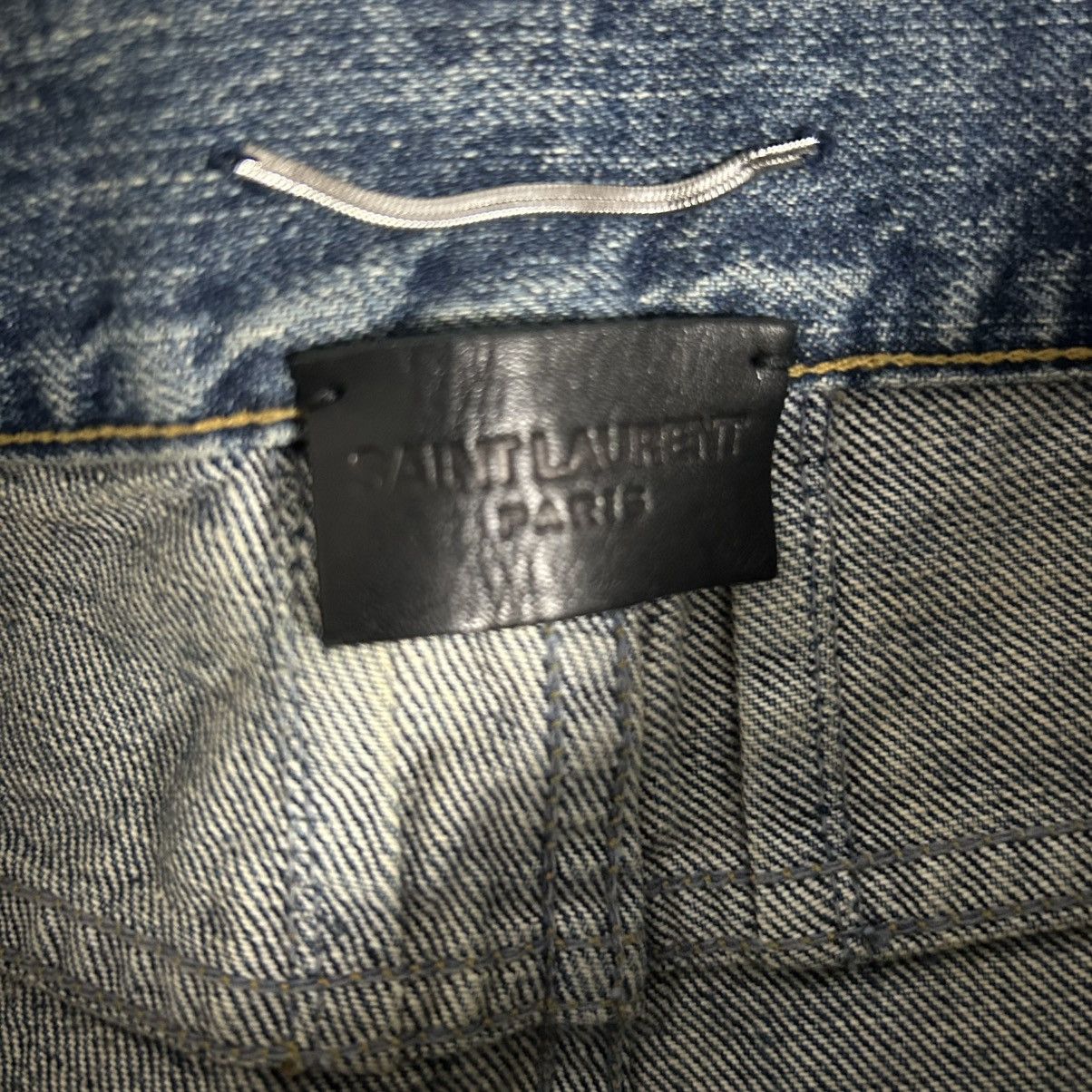 Hedi Slimane × Saint Laurent Paris New Saint Laurent D01 Slim Fit 2014 Jeans Size 29 Size US 29 - 3 Thumbnail