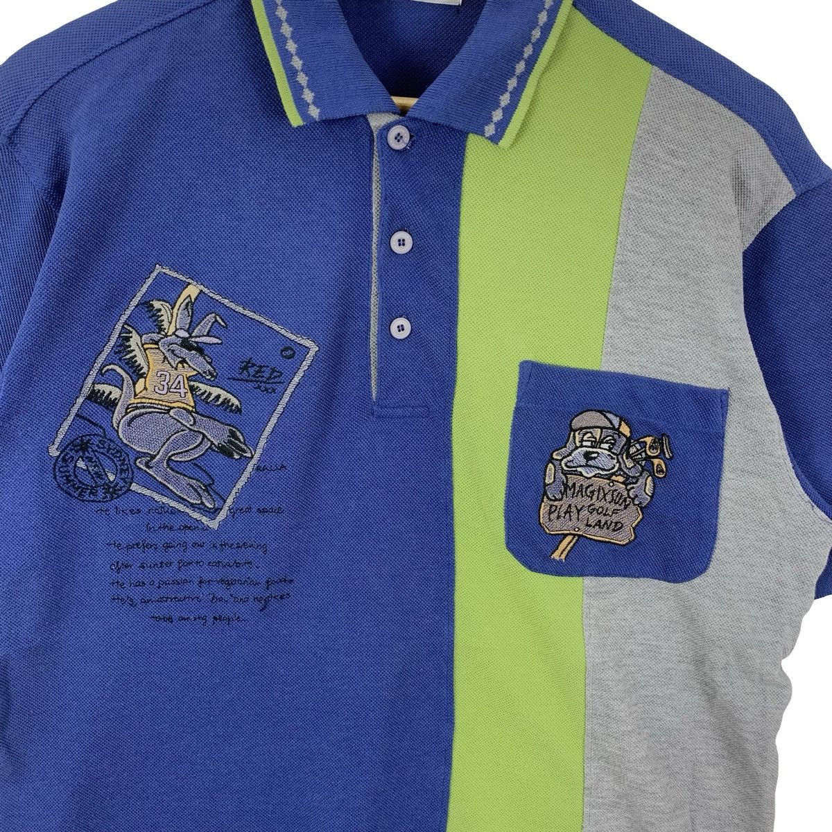 Vintage Vintage Y2K MAGIXSON CITY CLUB Golf Collection Polo Tee Size US L / EU 52-54 / 3 - 5 Thumbnail