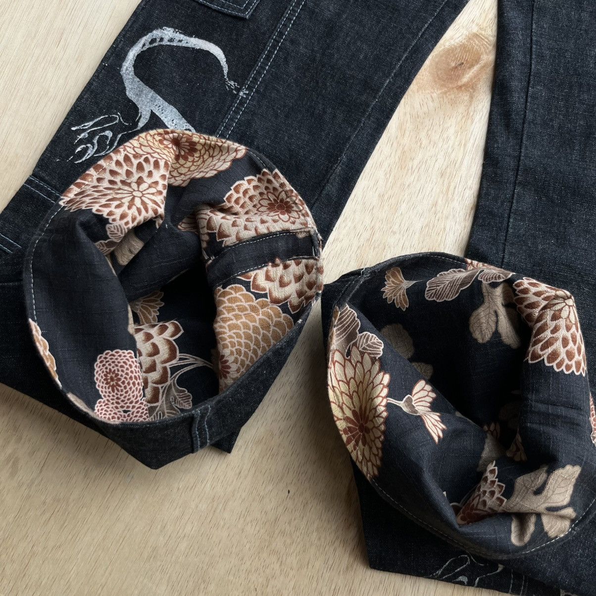 Japanese Brand GOUK CARGO SUKAJAN FLARED DENIM Size 28" / US 6 / IT 42 - 4 Thumbnail