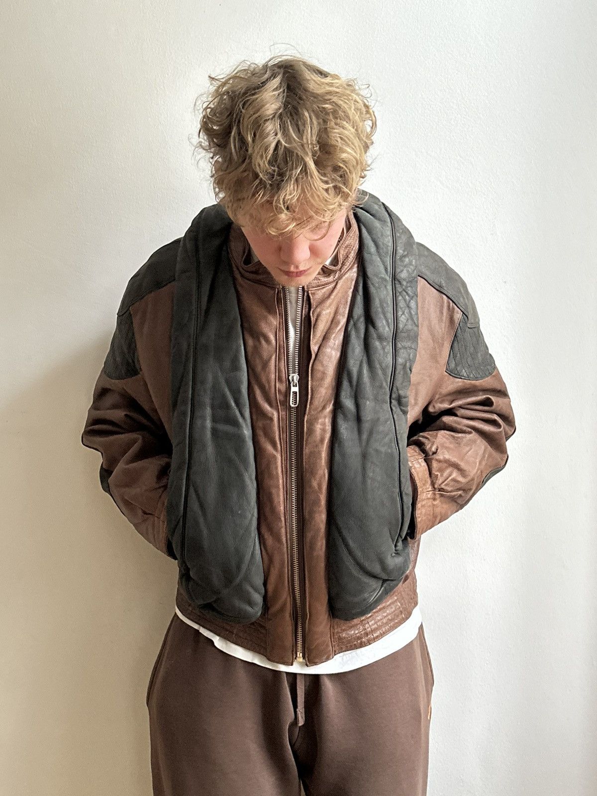 Marithe + Francois Girbaud Archival Girbaud x Closed Leather G-2