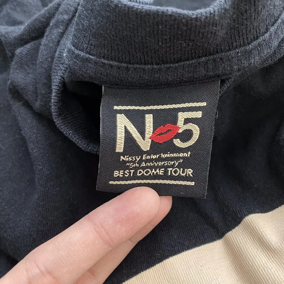 Vintage NISSY BEST DOME TOUR Takahiro Nishijima Tee Shirt Top Size M / US 6-8 / IT 42-44 - 7 Thumbnail