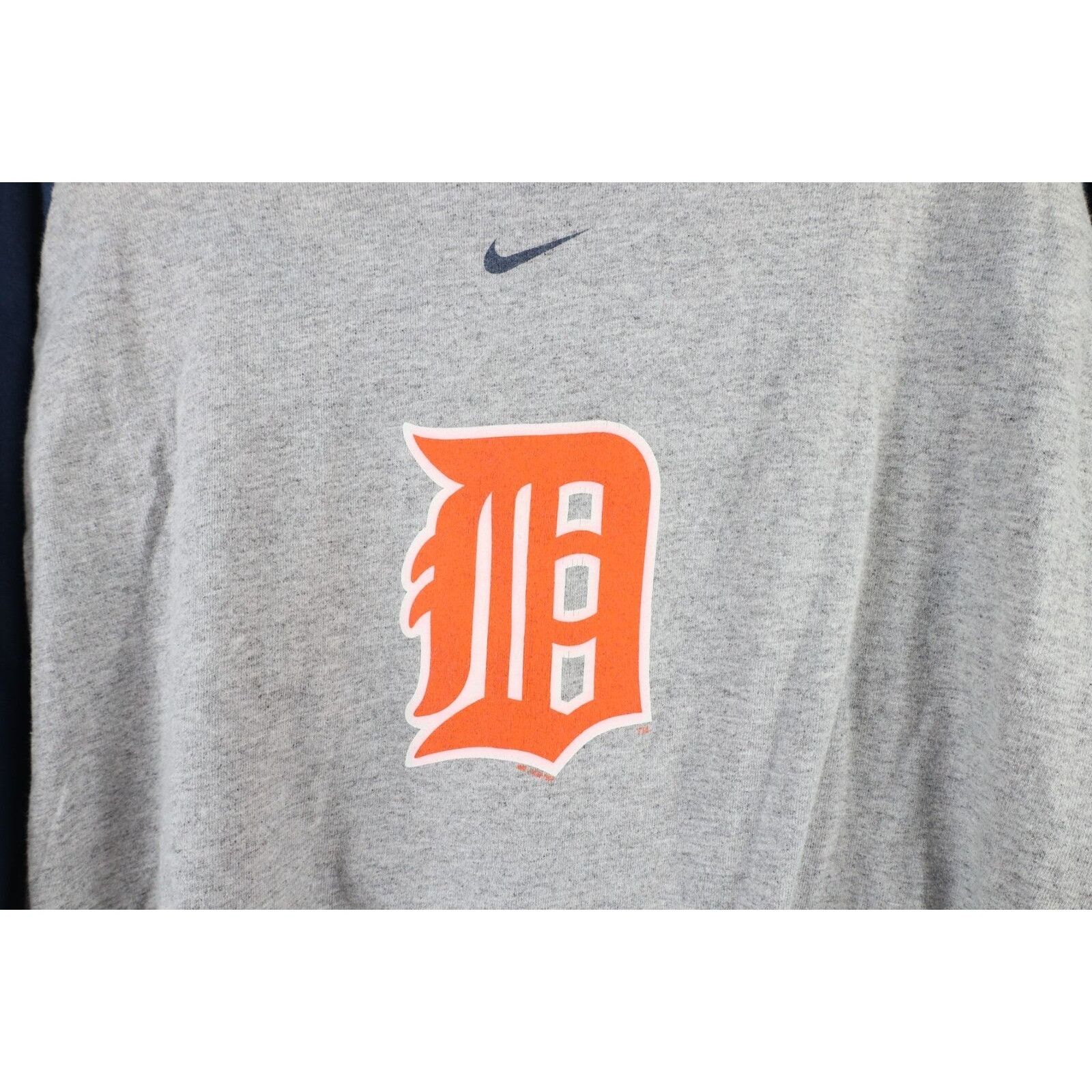 Nike × Vintage Vintage Nike Travis Scott Mini Swoosh Detroit Tigers T-Shirt Size US L / EU 52-54 / 3 - 5 Thumbnail