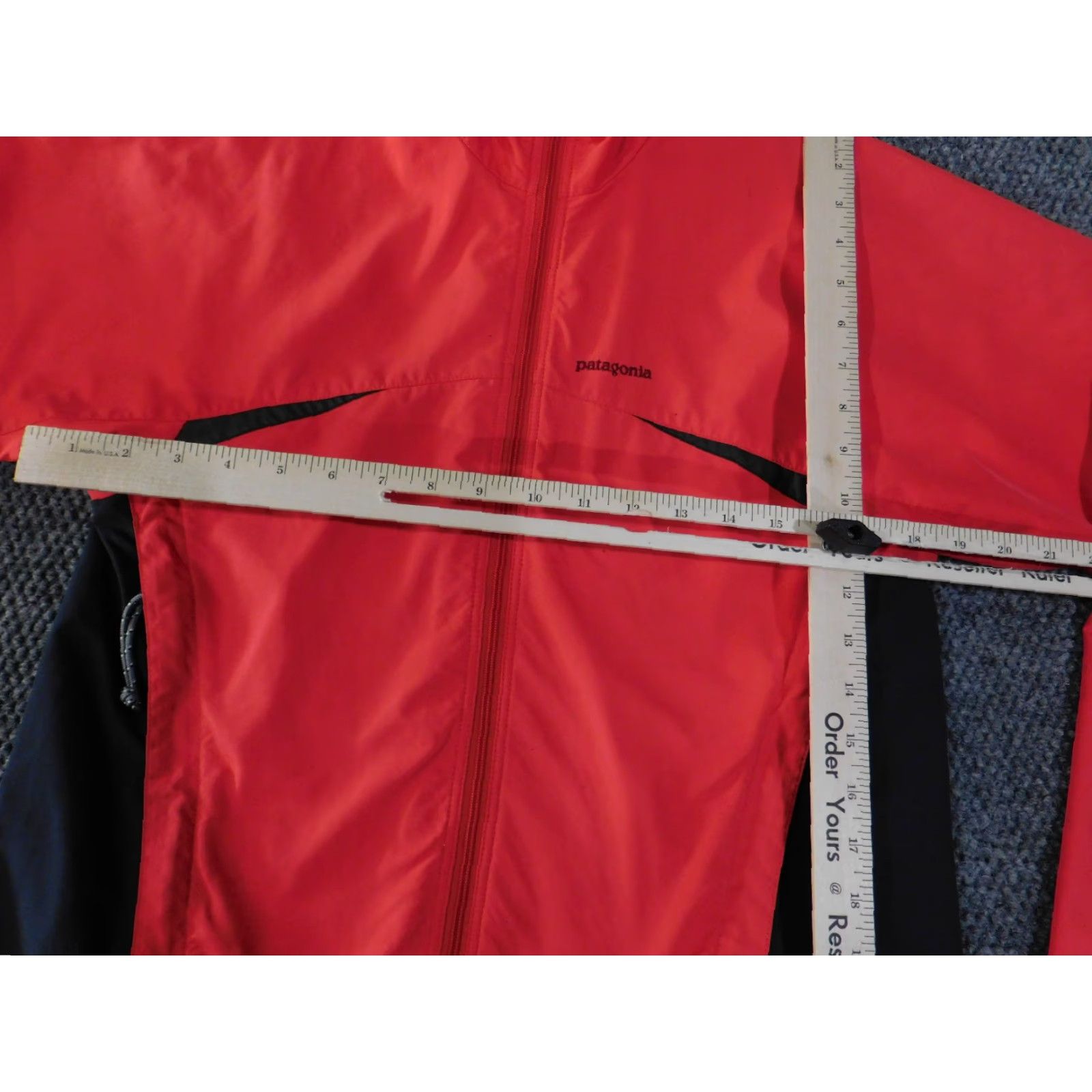 Patagonia Patagonia Jacket Womens S Red Black Outdoor Lightweight Soft Shell Mid-Length Long Sleeve Fall Winter Spring - Womens Regular Fit Solid Pattern Jacket Size S / US 4 / IT 40 - 7 Thumbnail