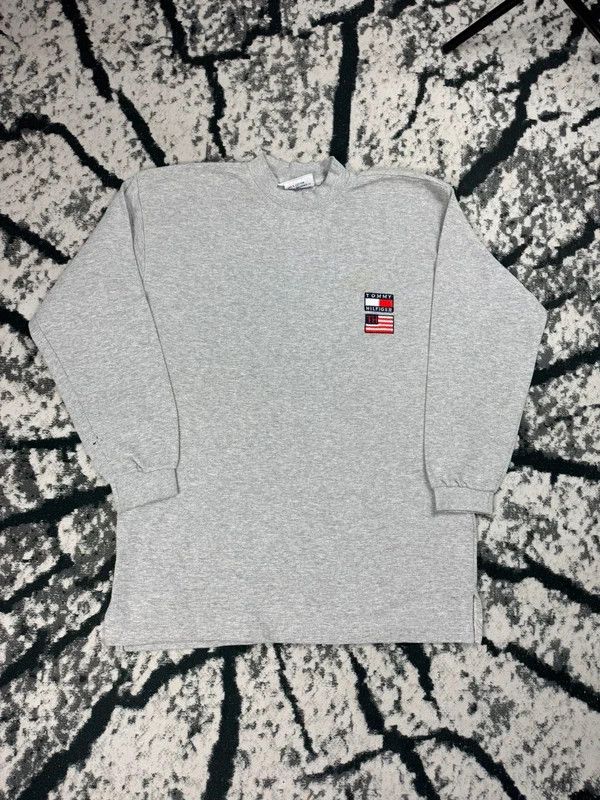 Tommy Hilfiger Vintage Tommy Hilfiger sweatshirt gray L usa Size US L / EU 52-54 / 3 - 3 Thumbnail