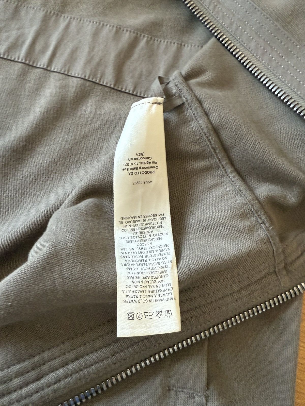 Rick Owens Rick Owens Larry gray jacket hoodie sz S Size US M / EU 48-50 / 2 - 4 Thumbnail