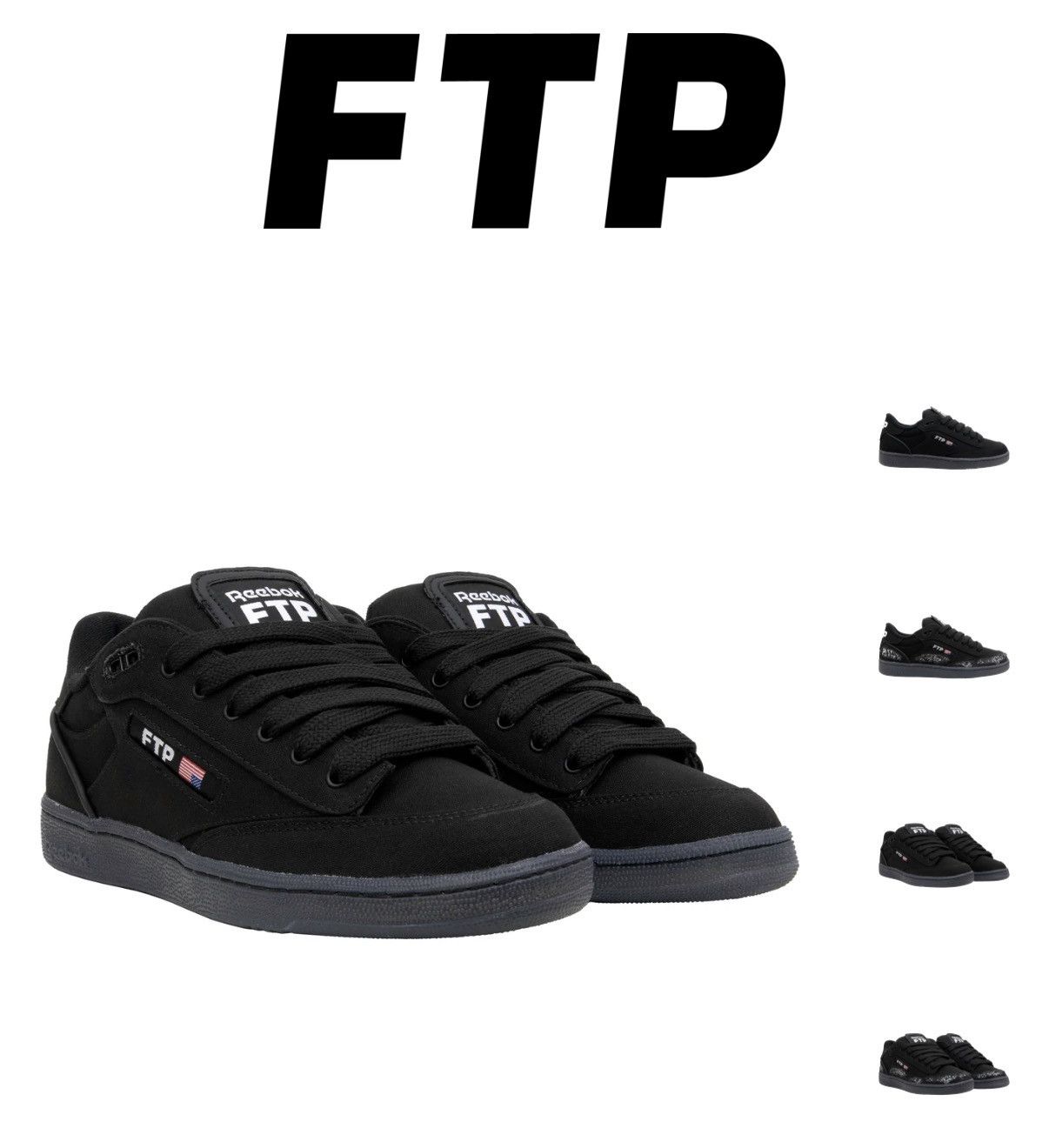 Fuck The Population FTP x Reebok Club C Bulc Size US 8.5 / EU 41-42 - 11 Thumbnail
