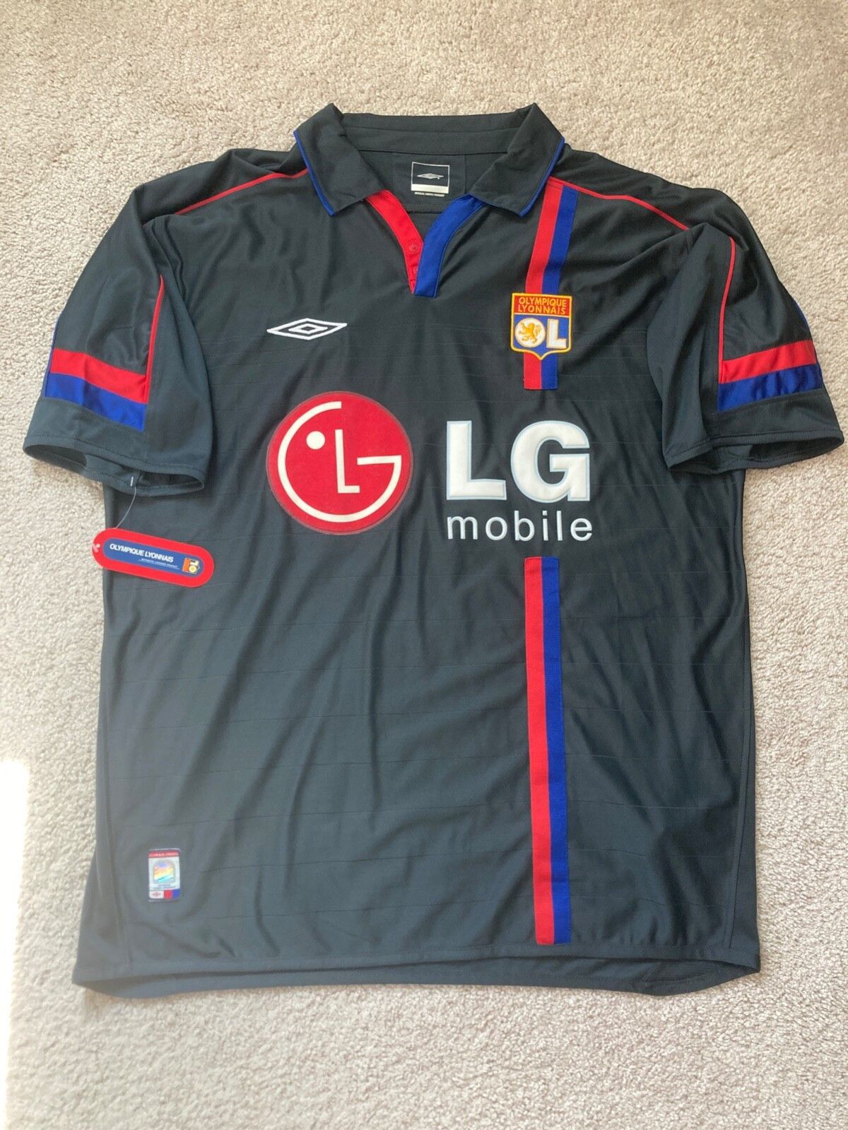 Umbro × Vintage Umbro olympique lyonnais lyon 2005 2006 away