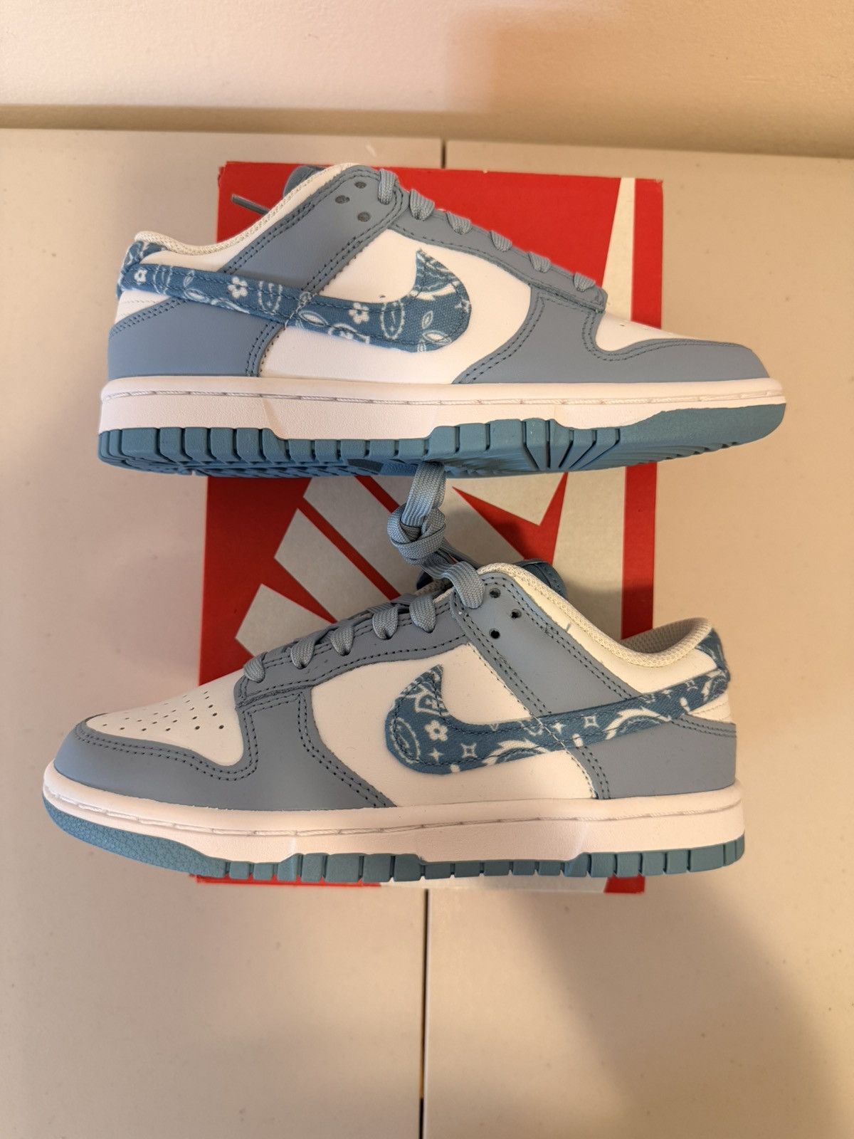 Nike Nike Dunk Low Paisley Blue Size 5.5 Women Size US 5.5 / IT 35.5 - 2 Thumbnail