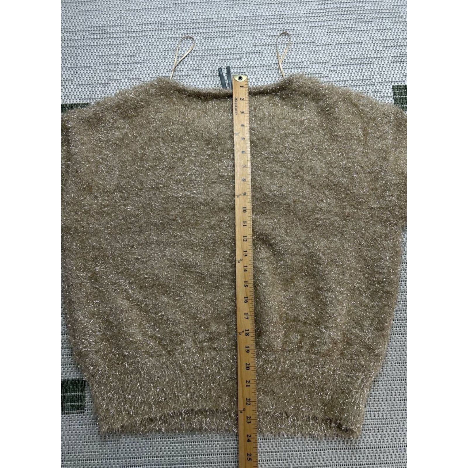 Anthropologie Anthropologie Sweater Womens Medium Gold Knit Pullover Size M / US 6-8 / IT 42-44 - 7 Thumbnail