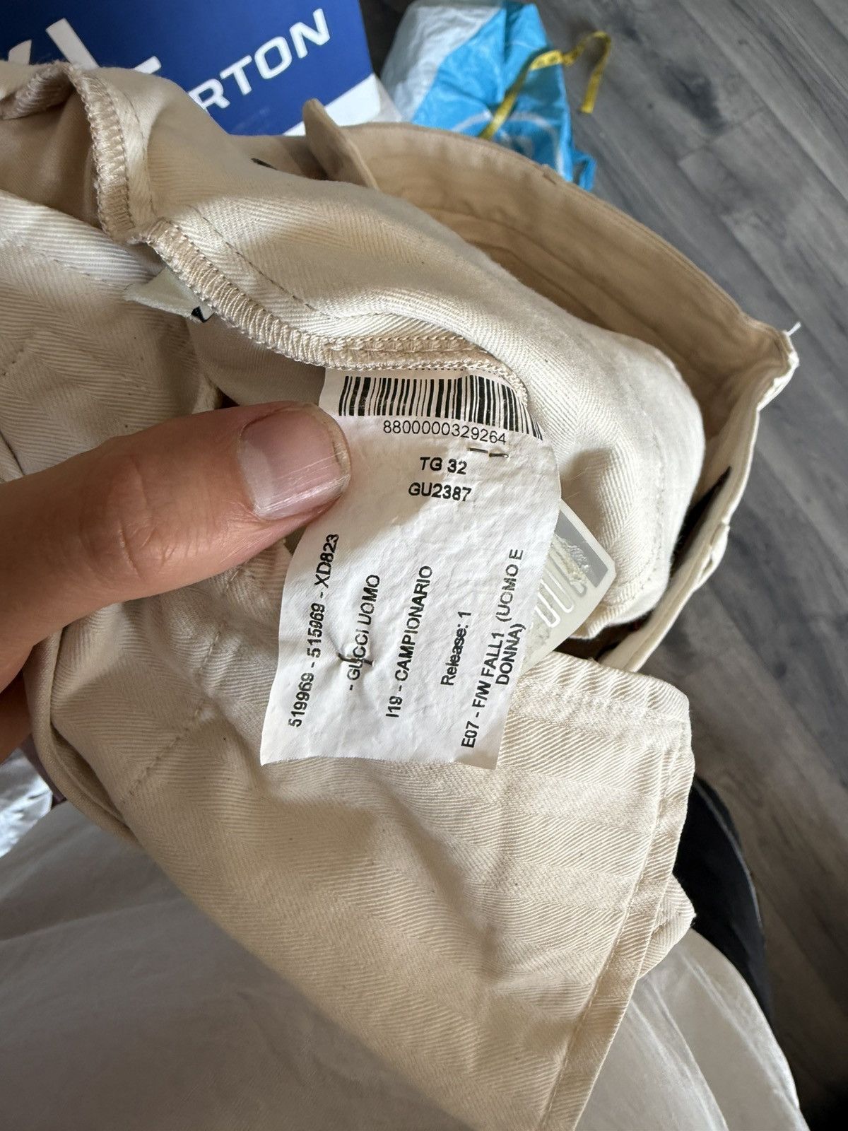 Gucci Embroidered Back Chinos in Beige Twill Size US 32 / EU 48 - 13 Thumbnail