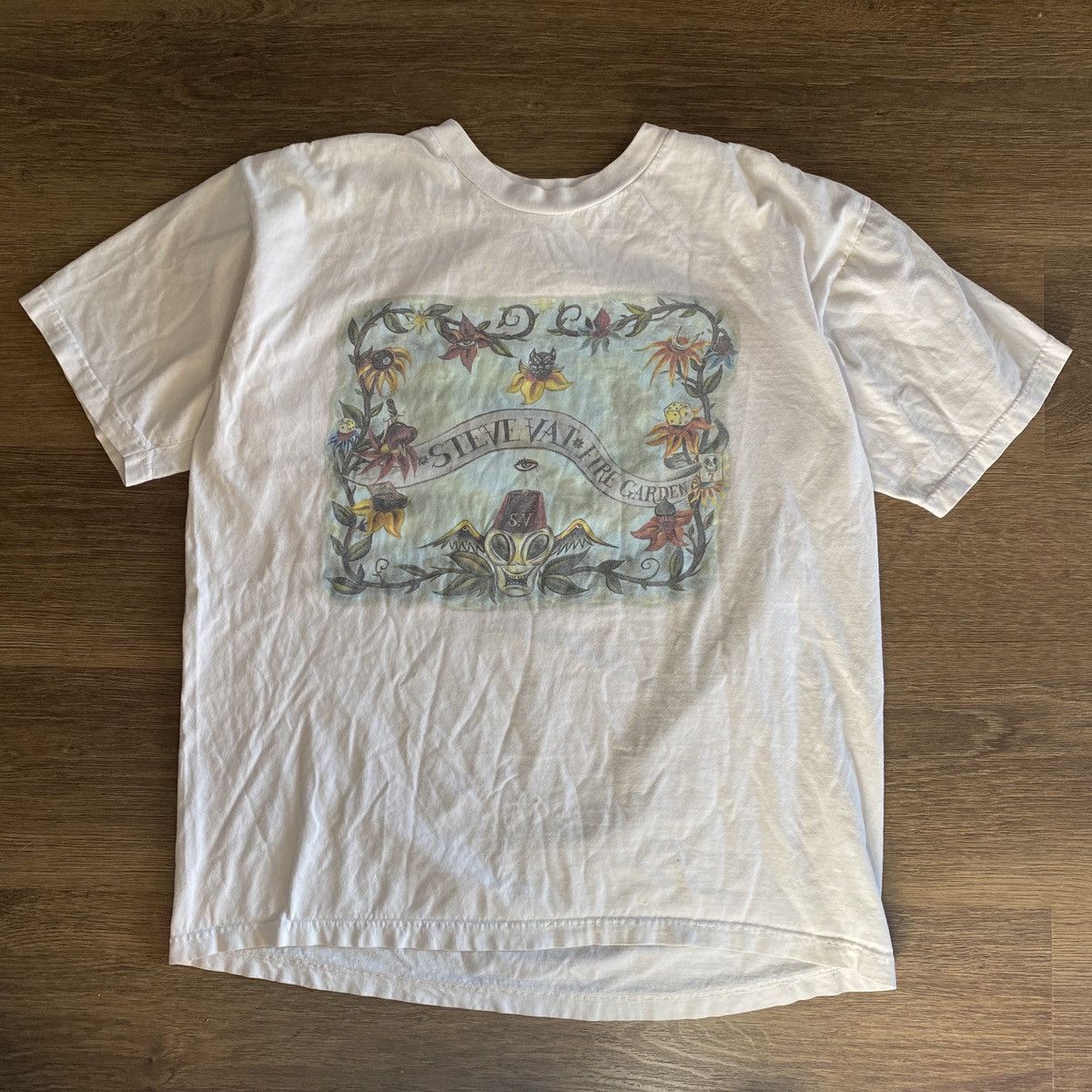 image of VTG 90's Freak Show Excess White T-Shirt Xl, Men's