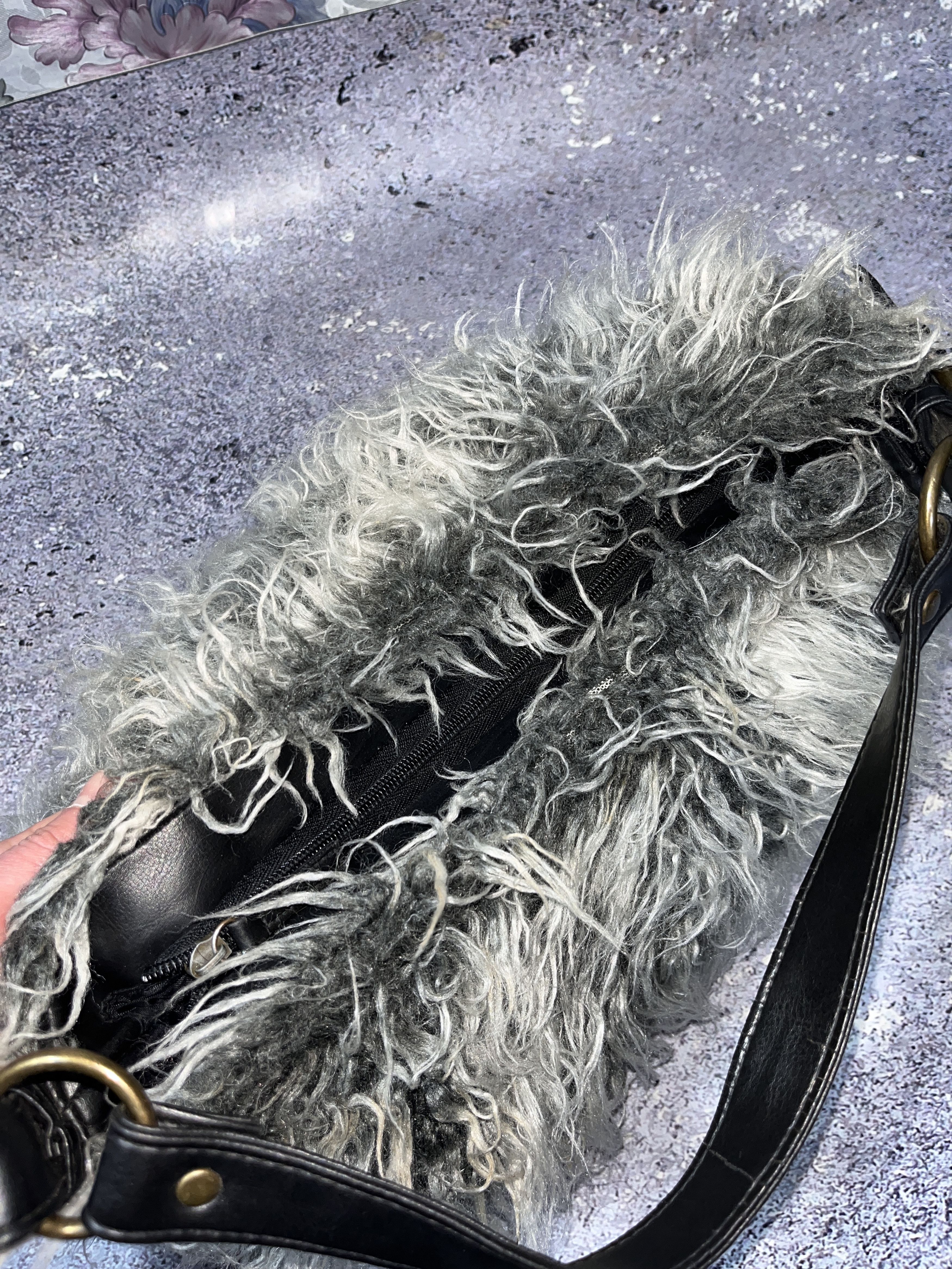 Japanese Brand Vintage Avant Garde Rick Owens Style Fur Bag y2k 00s Size ONE SIZE - 9 Thumbnail
