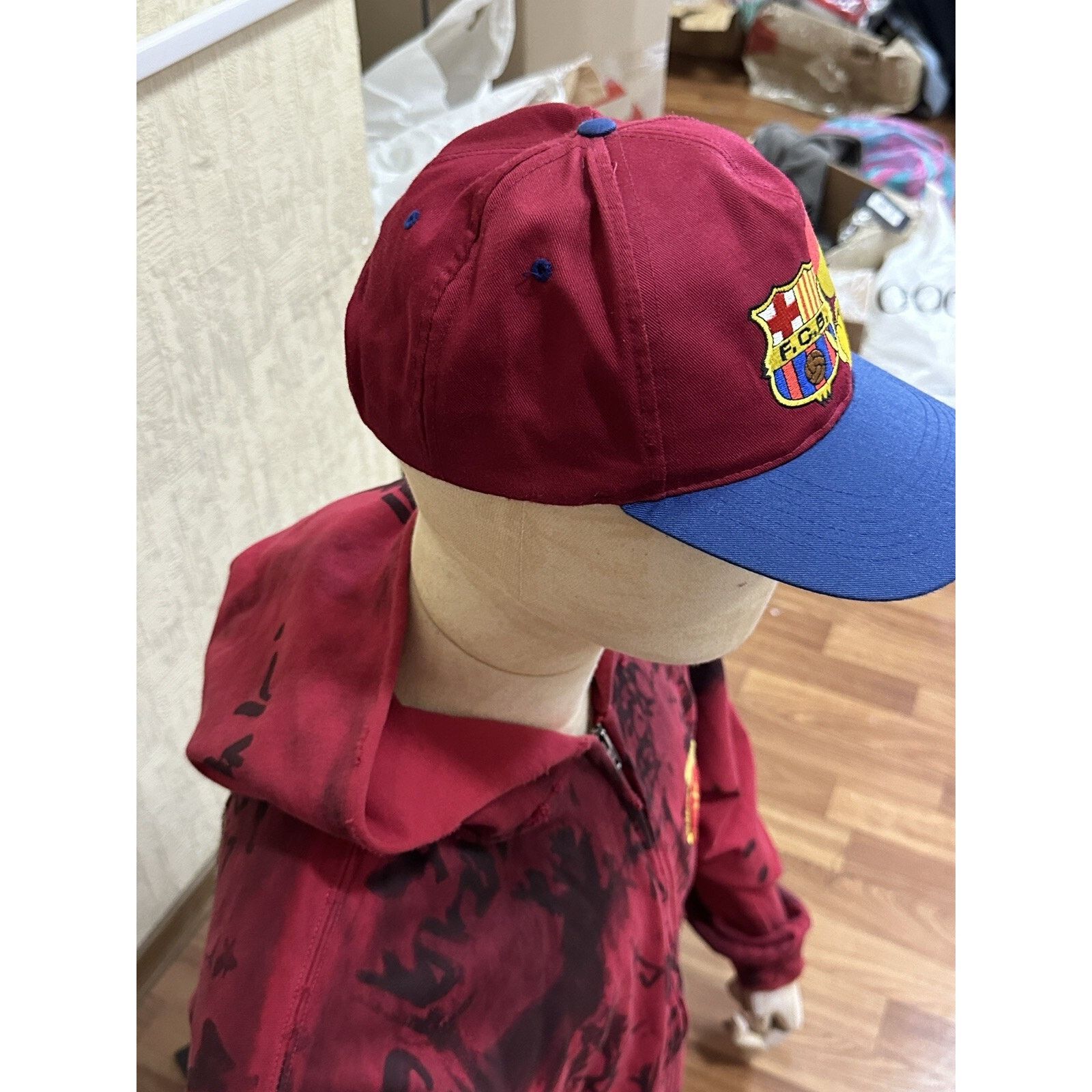 Vintage × Warner Bros Vintage 1998 F.c Barcelona X Looney Tunes Tweety Basebal Cap Size ONE SIZE - 7 Thumbnail