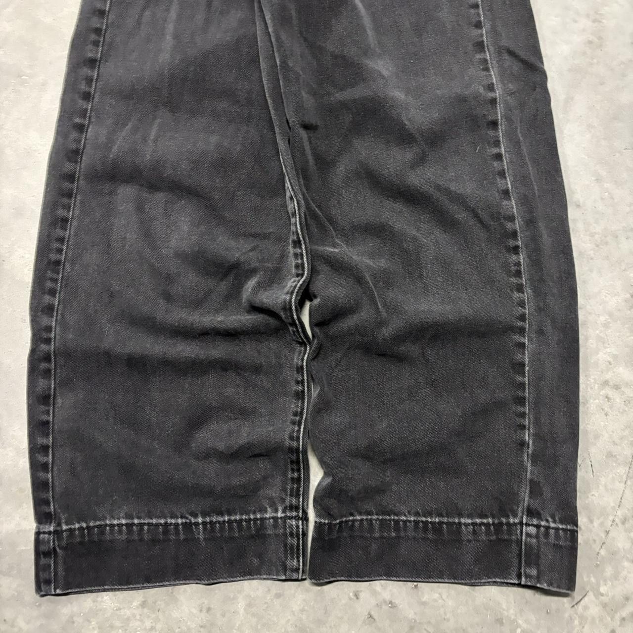 Japanese Brand × Vintage Crazy Vintage Y2K/2000s Faded Black Skater Pants! Size US 29 - 6 Thumbnail