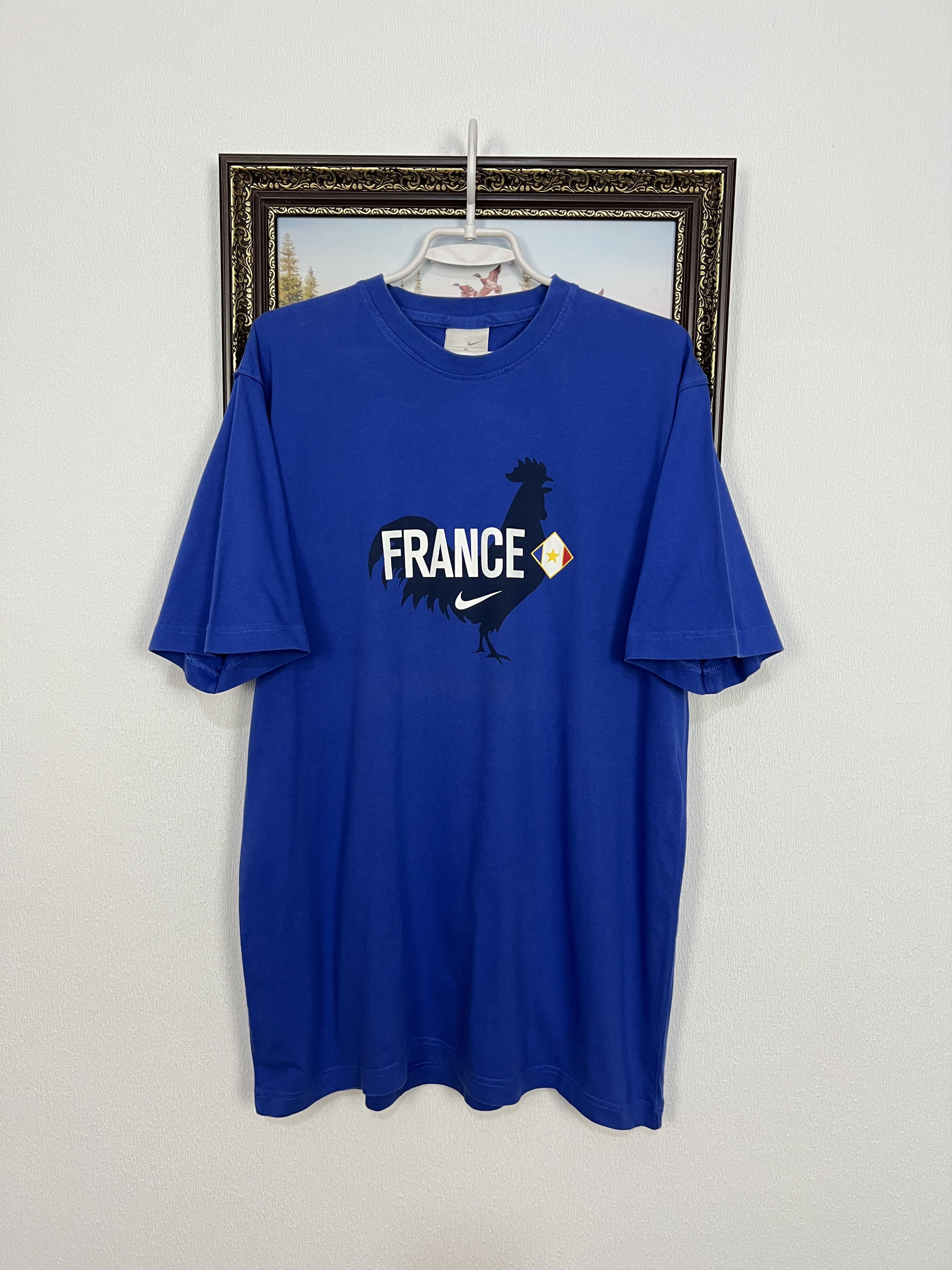 Nike Vintage Nike France Football Train Shirt #12 Henry Blue Size US XL / EU 56 / 4 - 1 Thumbnail