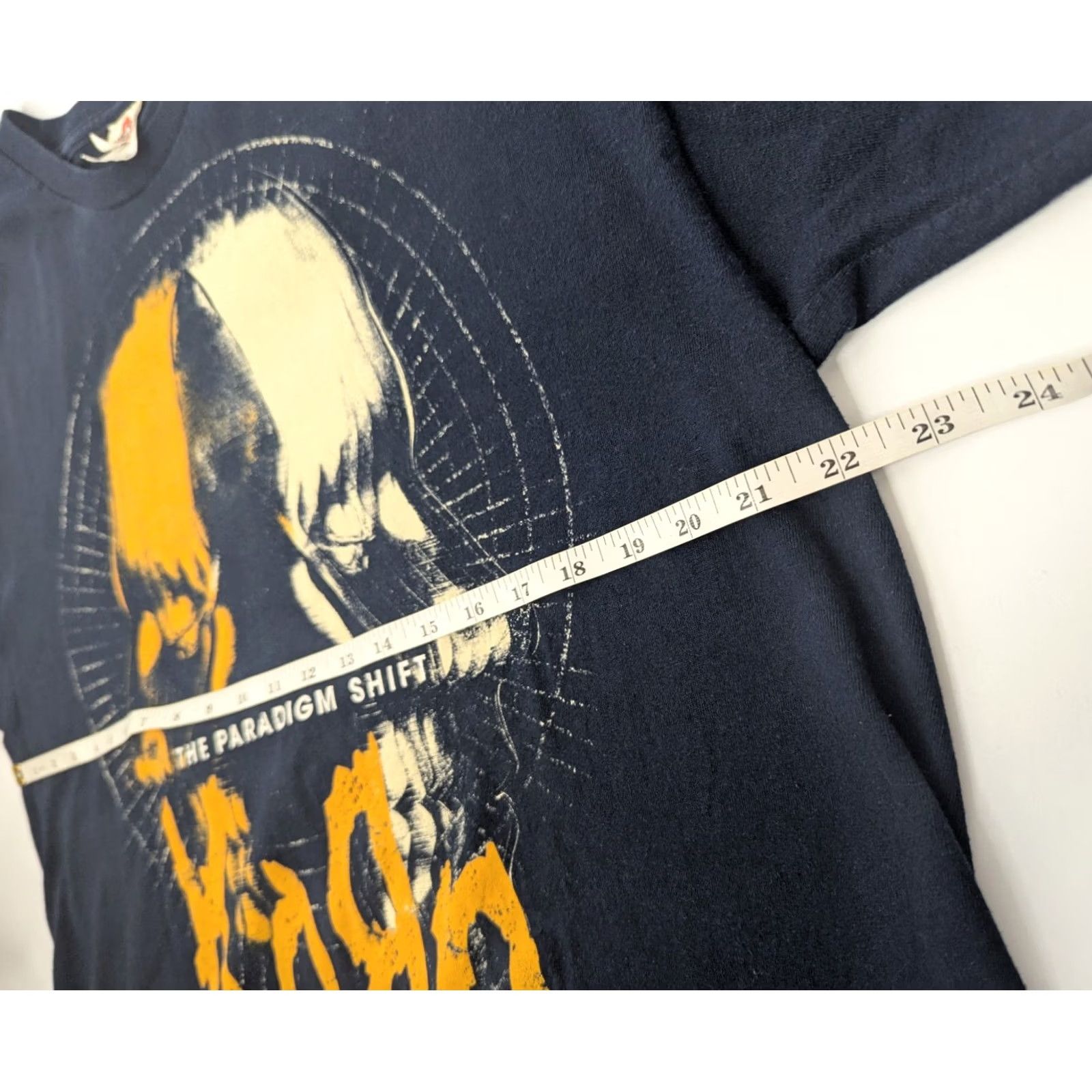 Vintage Korn The Paradigm Shift Band Tour T-Shirt XL Navy Alstyle Mens Graphic Tee Crew Neck Short Sleeve Music Shirt Size US XL / EU 56 / 4 - 6 Thumbnail