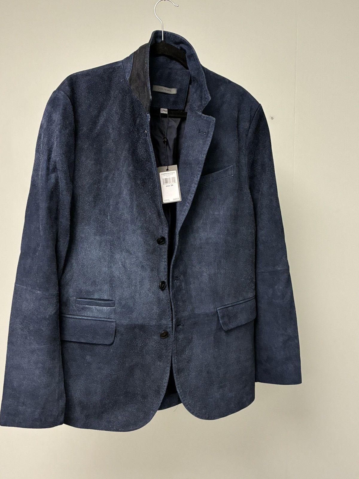 John Varvatos $2498 Rind suede jacket EU 54 USA 44 Size US L / EU 52-54 / 3 - 9 Thumbnail