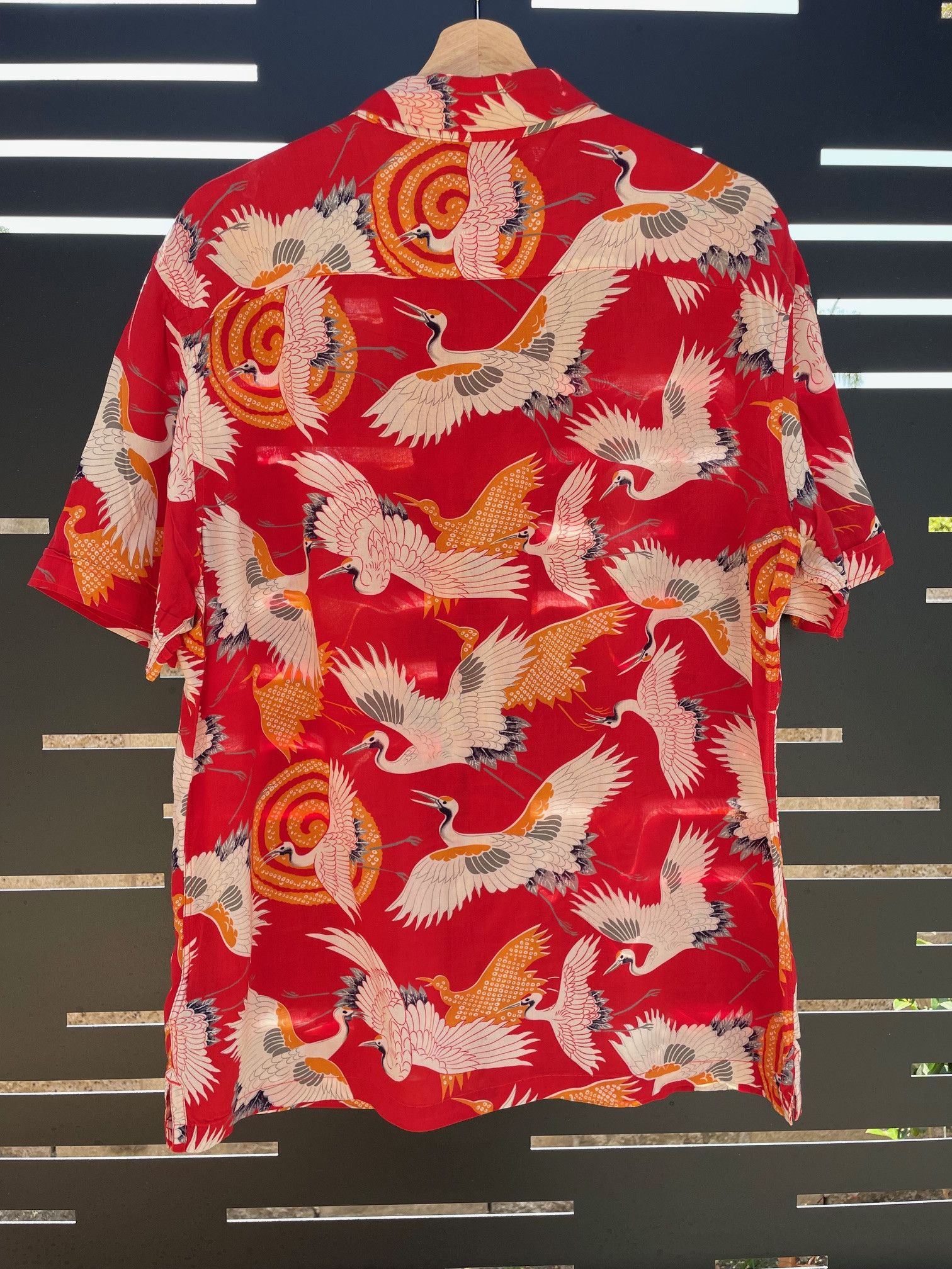 Allsaints AllSaints Tsuru Bird Shirt – Slim Fit – Size M Size US M / EU 48-50 / 2 - 2 Thumbnail