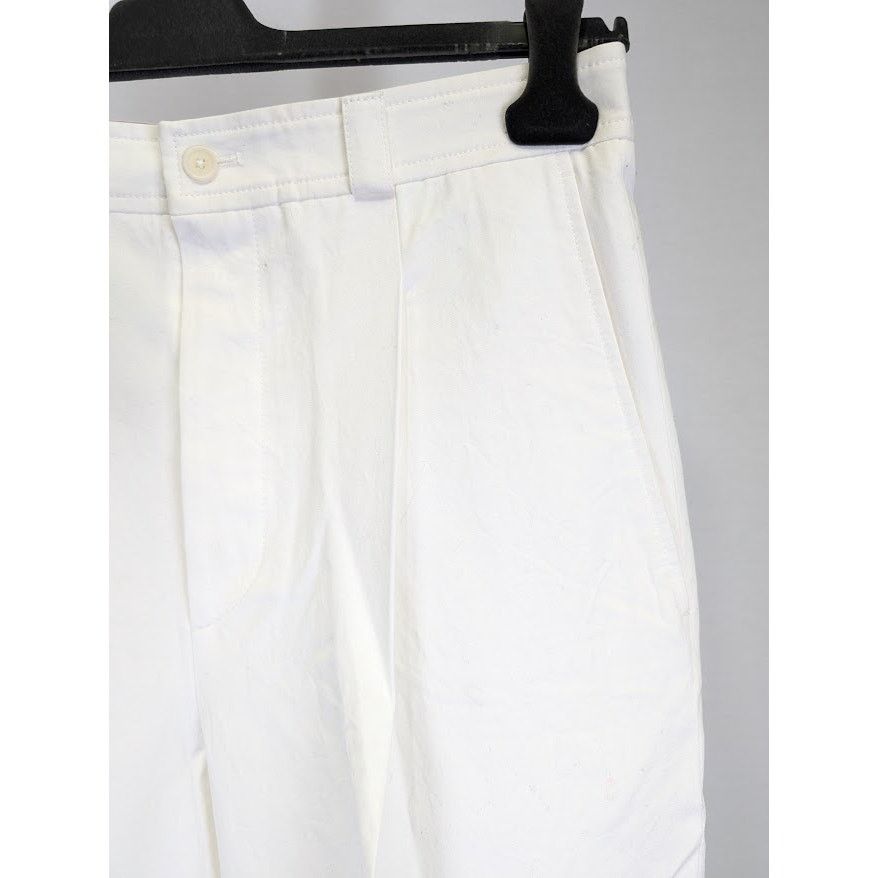 Bottega Veneta o1rshd1 Pants Fluid Slik Suiting in White Size US 32 / EU 48 - 9 Thumbnail
