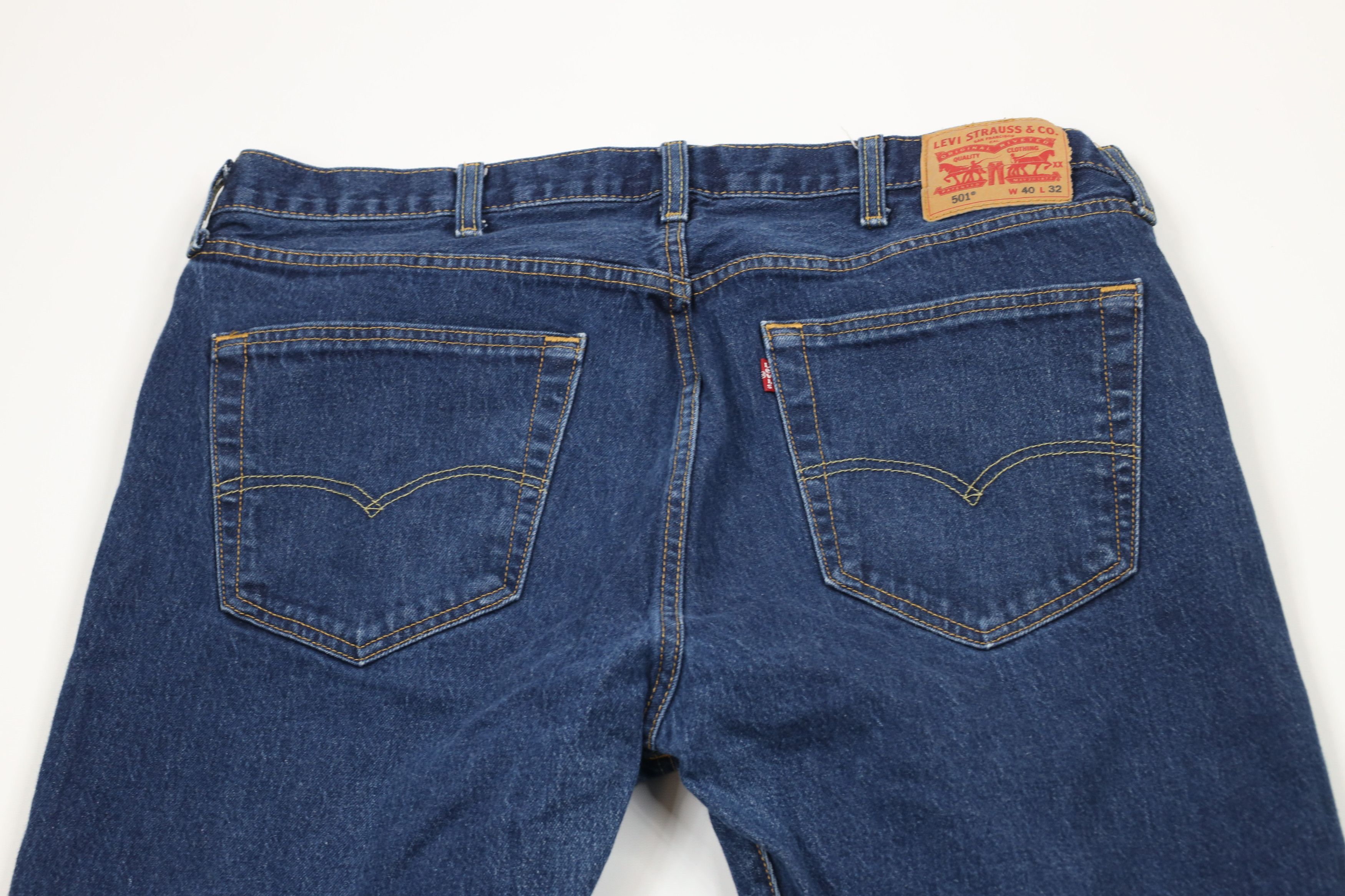 Levi's × Vintage Vintage Y2K Levis 501xx Button Fly Original Fit Denim Jeans Size US 40 / EU 56 - 12 Thumbnail