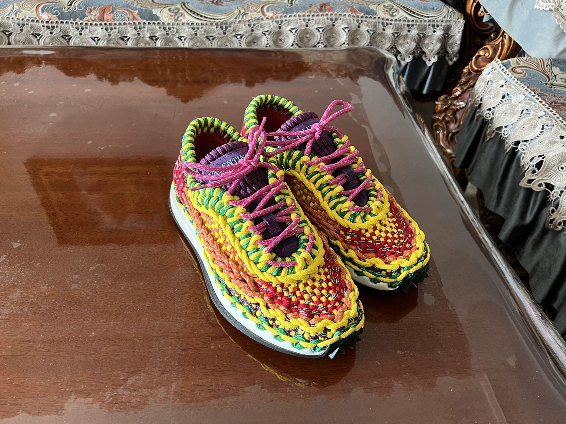 Valentino Valentino Men's Woven Runway 2024 New Color Shoes Size 41 Size US 8 / EU 41 - 1 Thumbnail