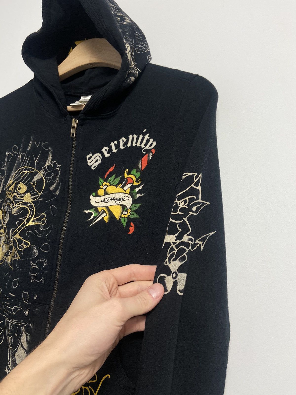 Ed Hardy Vintage Y2K style Ed Hardy Hoodie Size L / US 10 / IT 46 - 5 Thumbnail