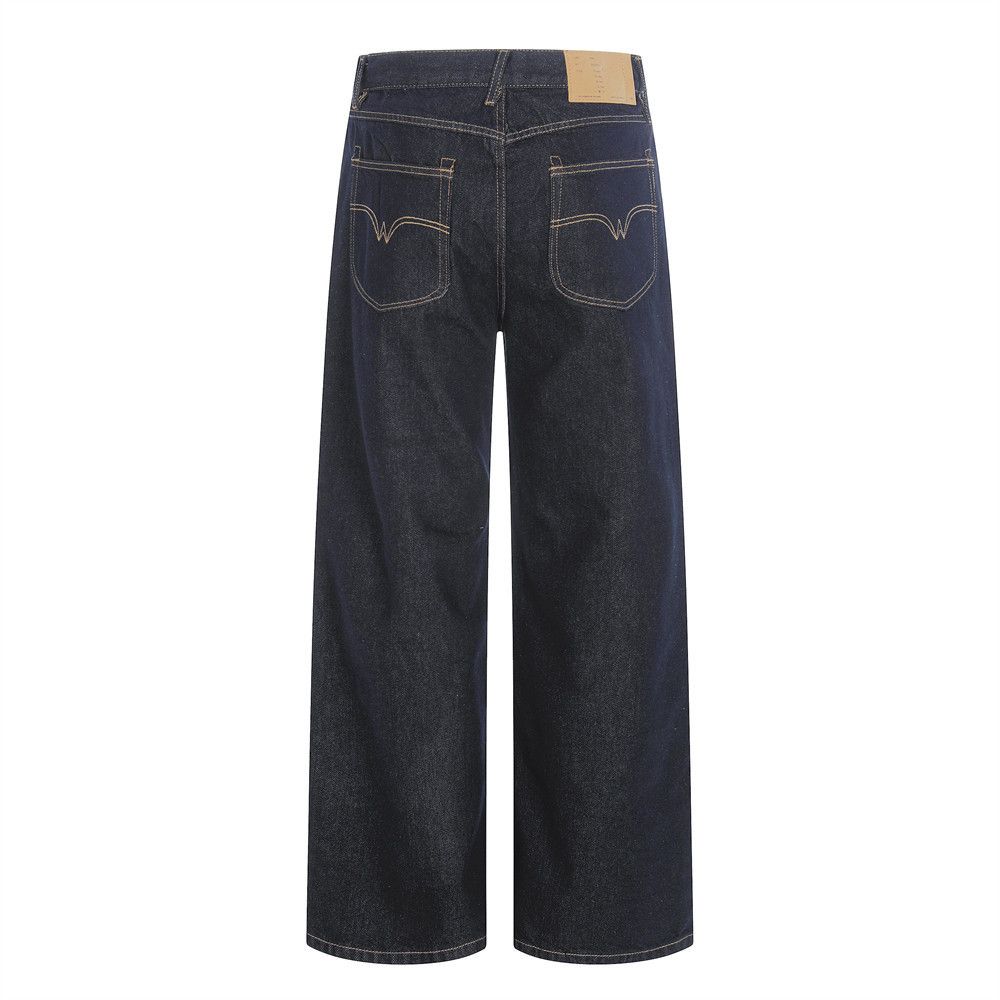Jean Men's high street trendy loose straight leg jeans Size US 32 / EU 48 - 2 Thumbnail
