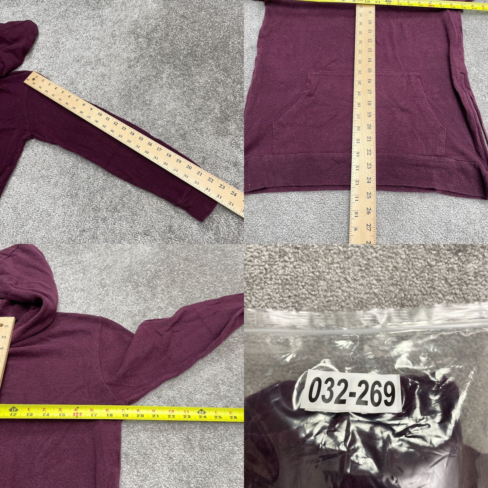 Forever 21 FOREVER 21 Hoodie Pullover Sweatshirt Mens Small Maroon Zip Hooded All Seasons Outdoor Casual Regular Fit Knitt Red/Cotton Size US S / EU 44-46 / 1 - 8 Thumbnail