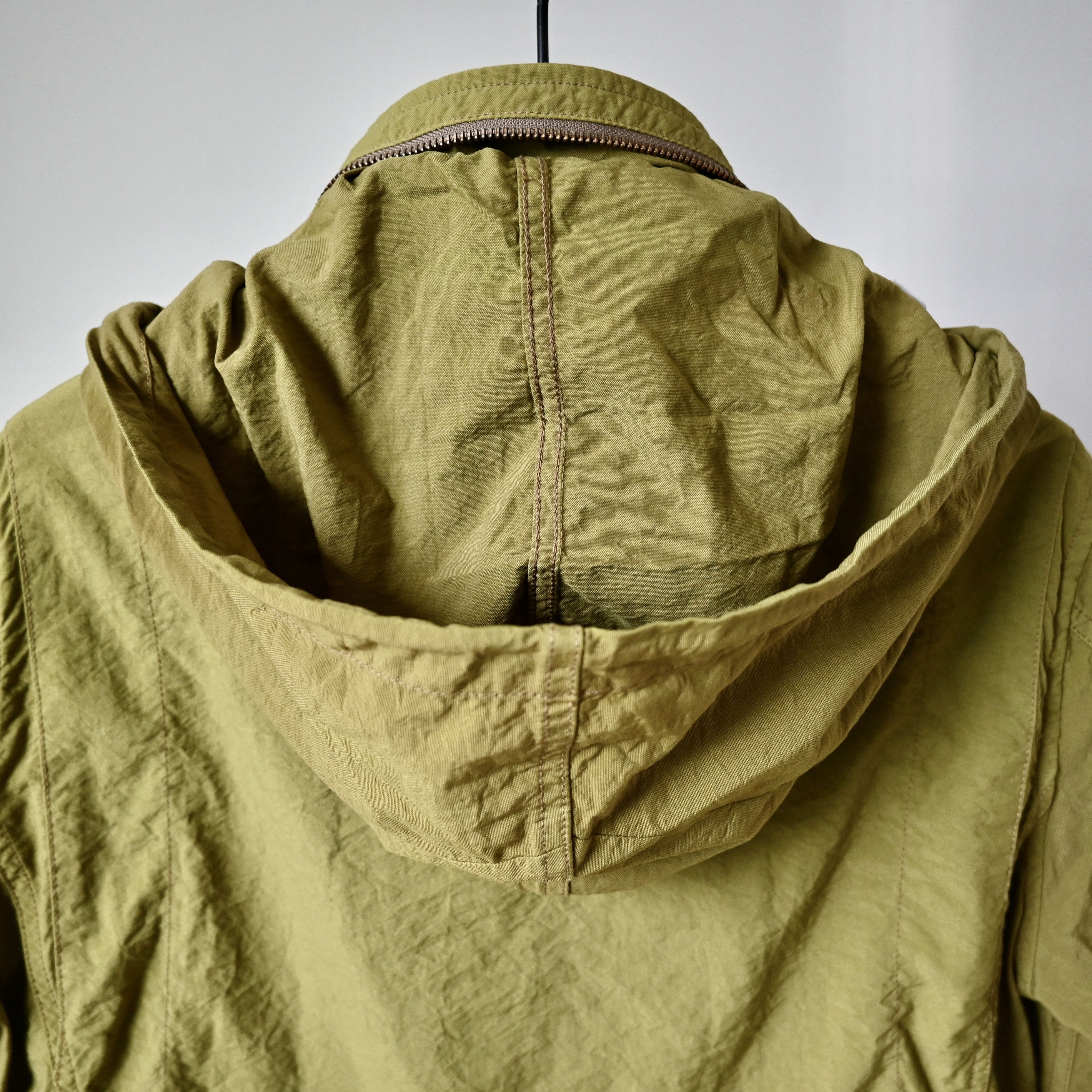 Beams Plus BEAMS Plus nylon shell M/65 type jacket, yellow olive Size US M / EU 48-50 / 2 - 6 Thumbnail