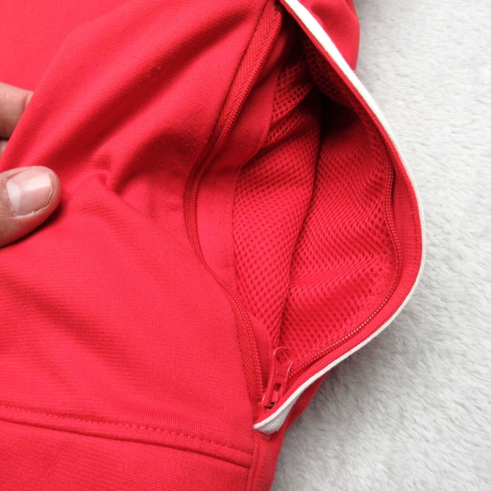 Under Armour VINTAGE Under Armour Jacket Mens Large Red Full Zip All Season Gear Athletic Logo Size US L / EU 52-54 / 3 - 7 Thumbnail