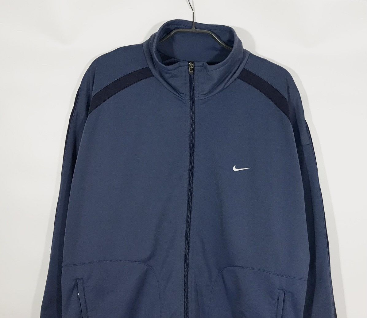 Nike Nike Zip Track Top Men's XL Navy Size US XL / EU 56 / 4 - 3 Thumbnail