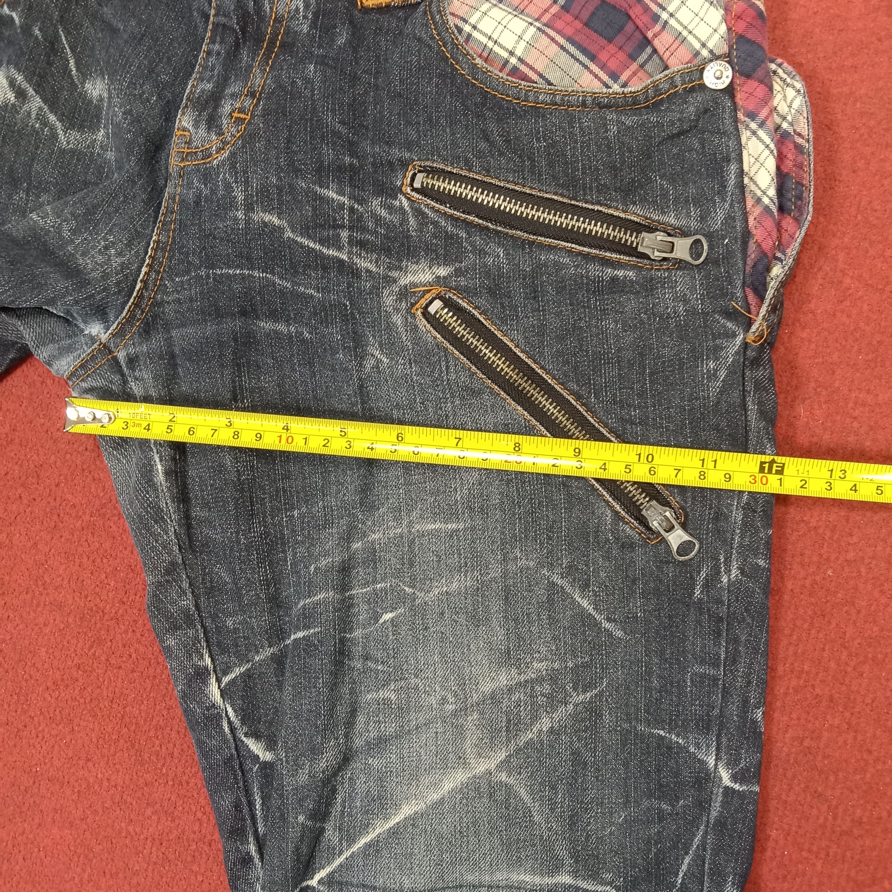 Japanese Brand Explosion Fashion Style Rare Design Jeans Size US 33 - 9 Thumbnail
