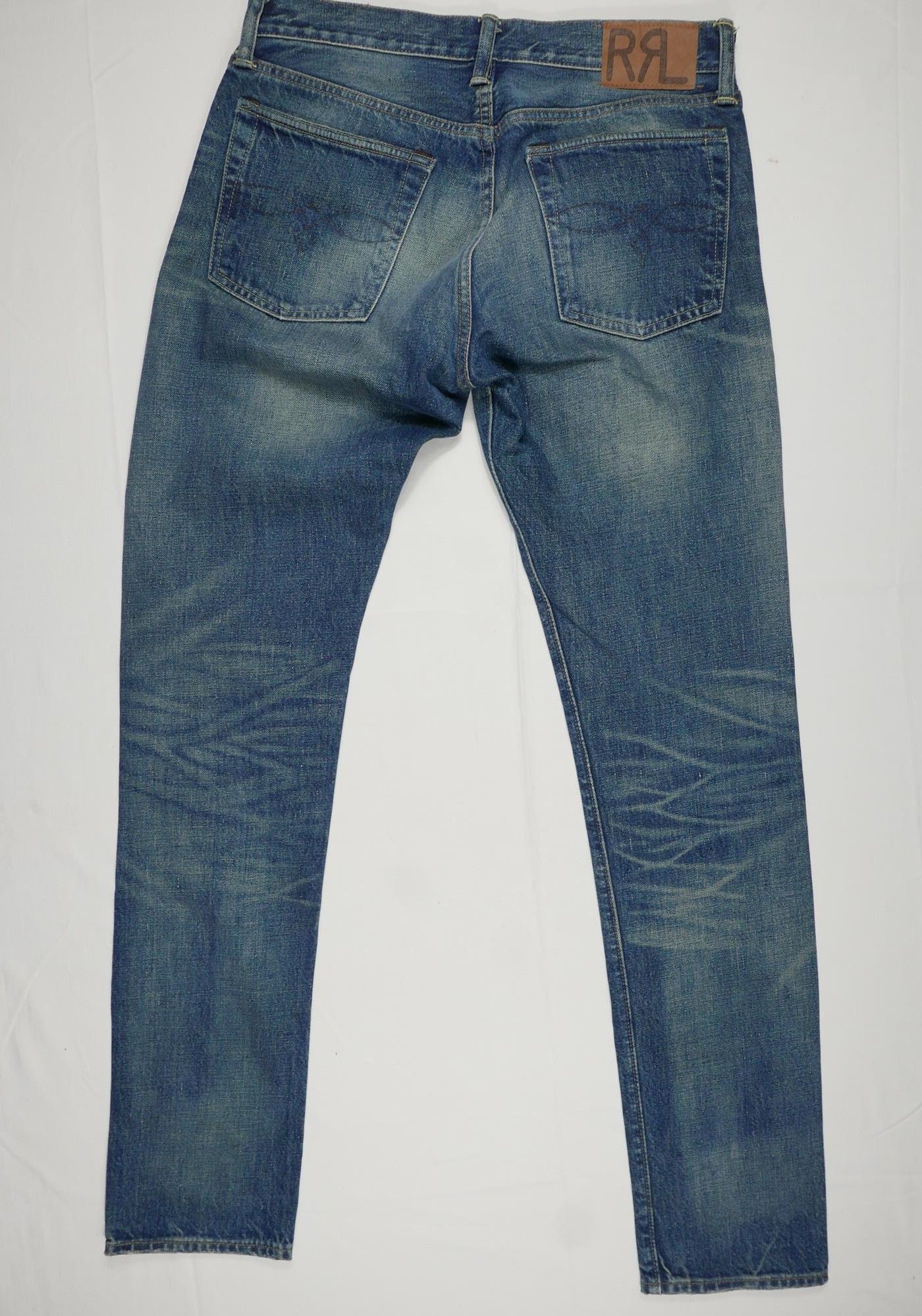 RRL Ralph Lauren Double Ralph Lauren RRL Jeans Pants Slim Fir Zip Fly 29/32 Size US 29 - 2 Thumbnail