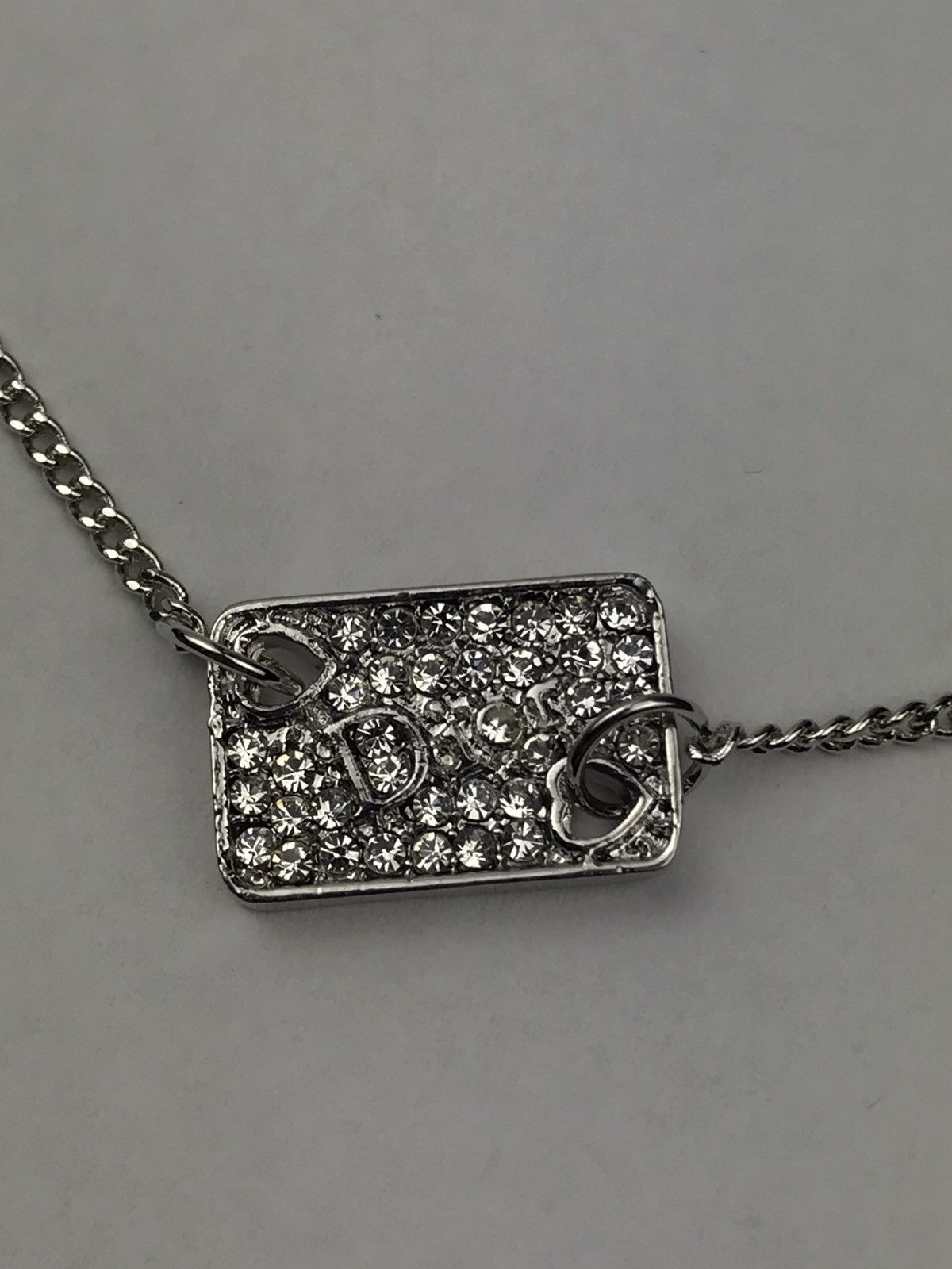 Dior Dior Spell-out Plate w/ Crystals Size ONE SIZE - 4 Thumbnail