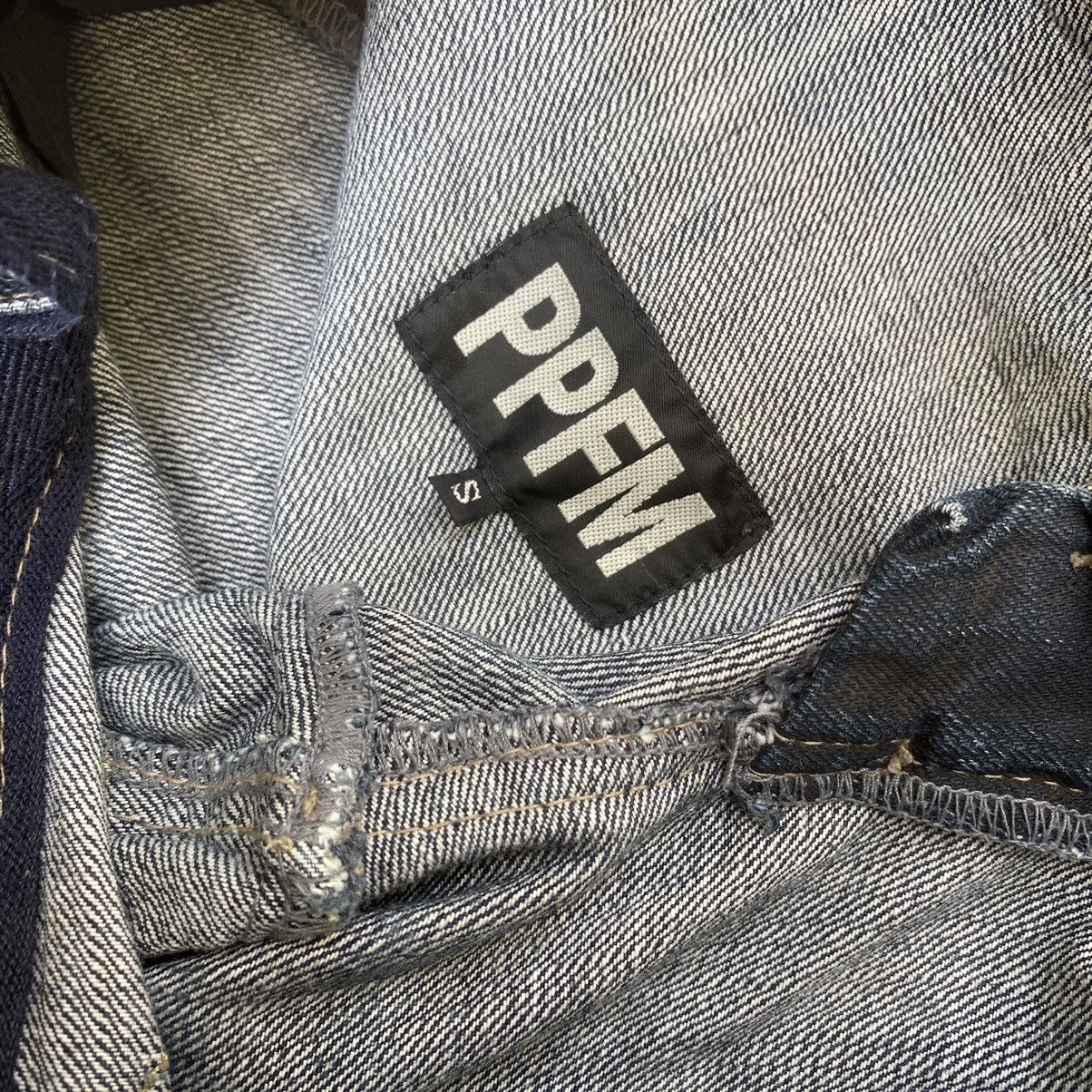 If Six Was Nine PPFM Bush Pant Jeans Hybrid Bondage Punk Style Denim Grunge Size US 31 - 10 Thumbnail