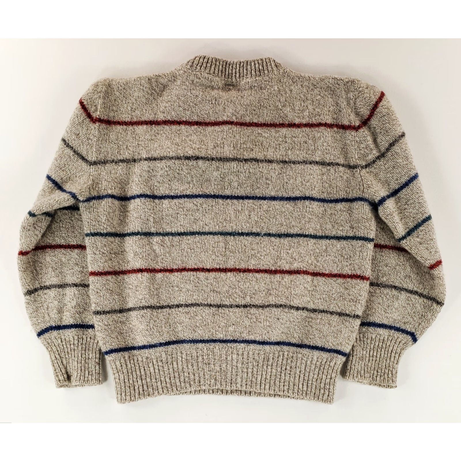 American Eagle Outfitters VINTAGE American Eagle Sweater Wool Nylon Blend Henley Brown Made USA Mens L Gray 90s Pullover Mens L Size US L / EU 52-54 / 3 - 3 Thumbnail