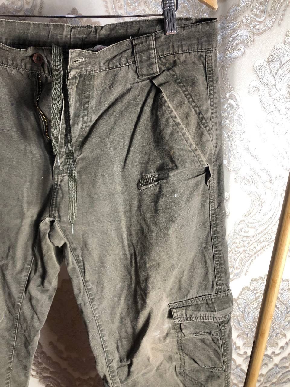 Nike × Vintage VERY RARE NIKE CARGO PANTS GORPCORE DRILL JAPAN STYLE Y2K Size US 32 / EU 48 - 2 Thumbnail