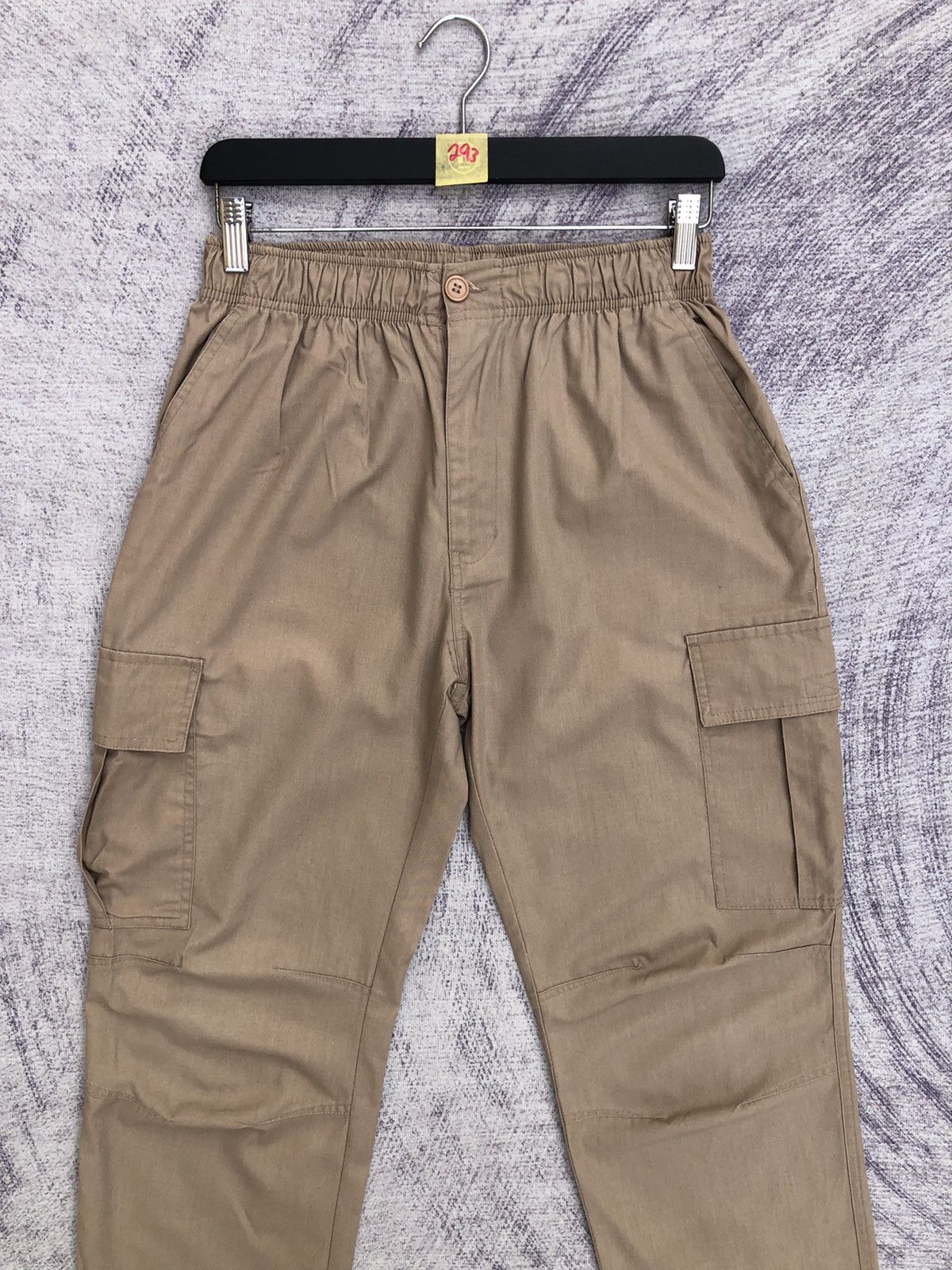 Japanese Brand Relaxted Cargo Pants Stretchble Waist Multipocket Tactical Size US 27 - 2 Thumbnail