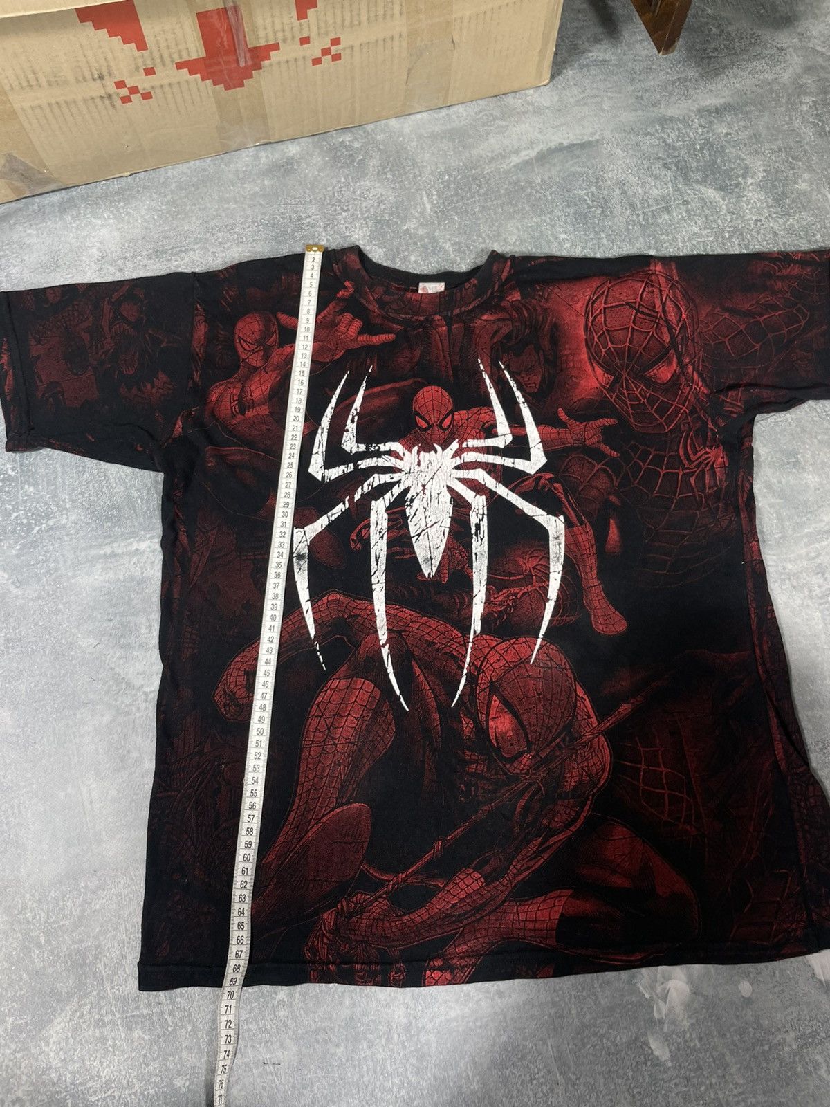 Marvel Comics Marvel Comics Spider Man overpint big logo 00ss tee t-shirt Size US L / EU 52-54 / 3 - 6 Thumbnail